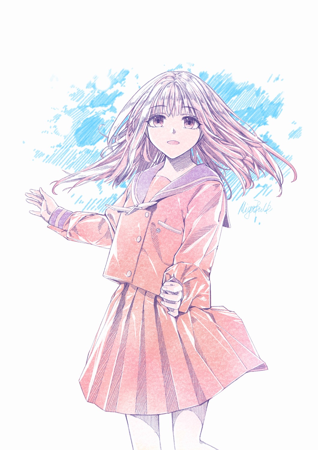 miyabulb seifuku sketch