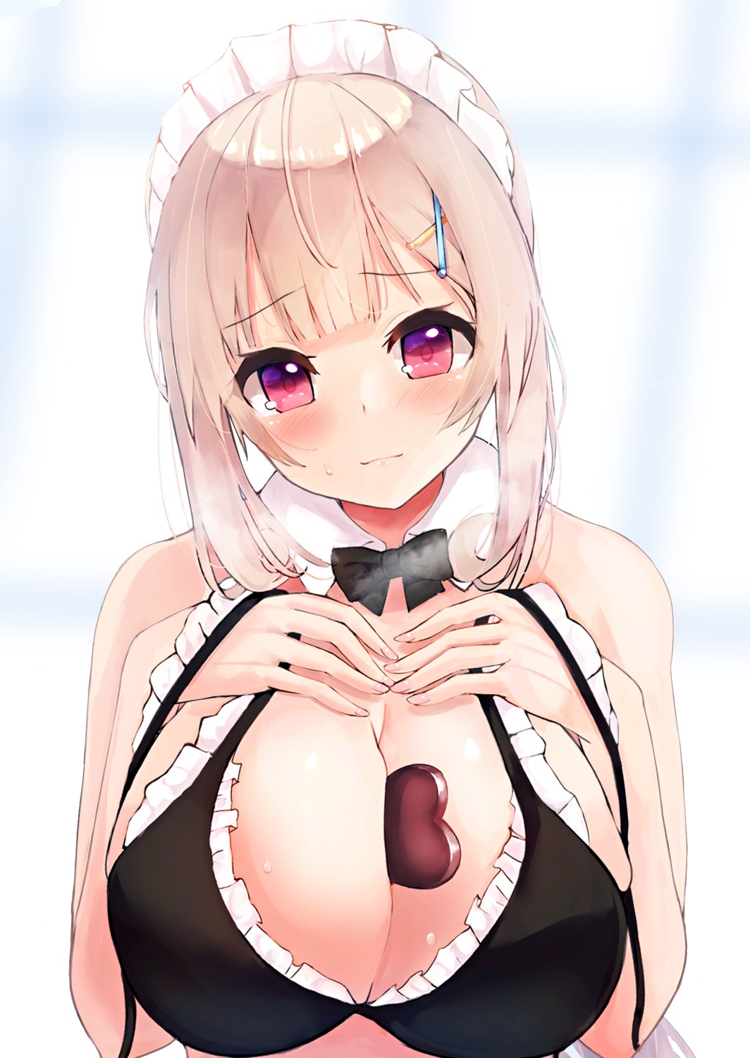 bra cleavage maid tikuwanwa valentine