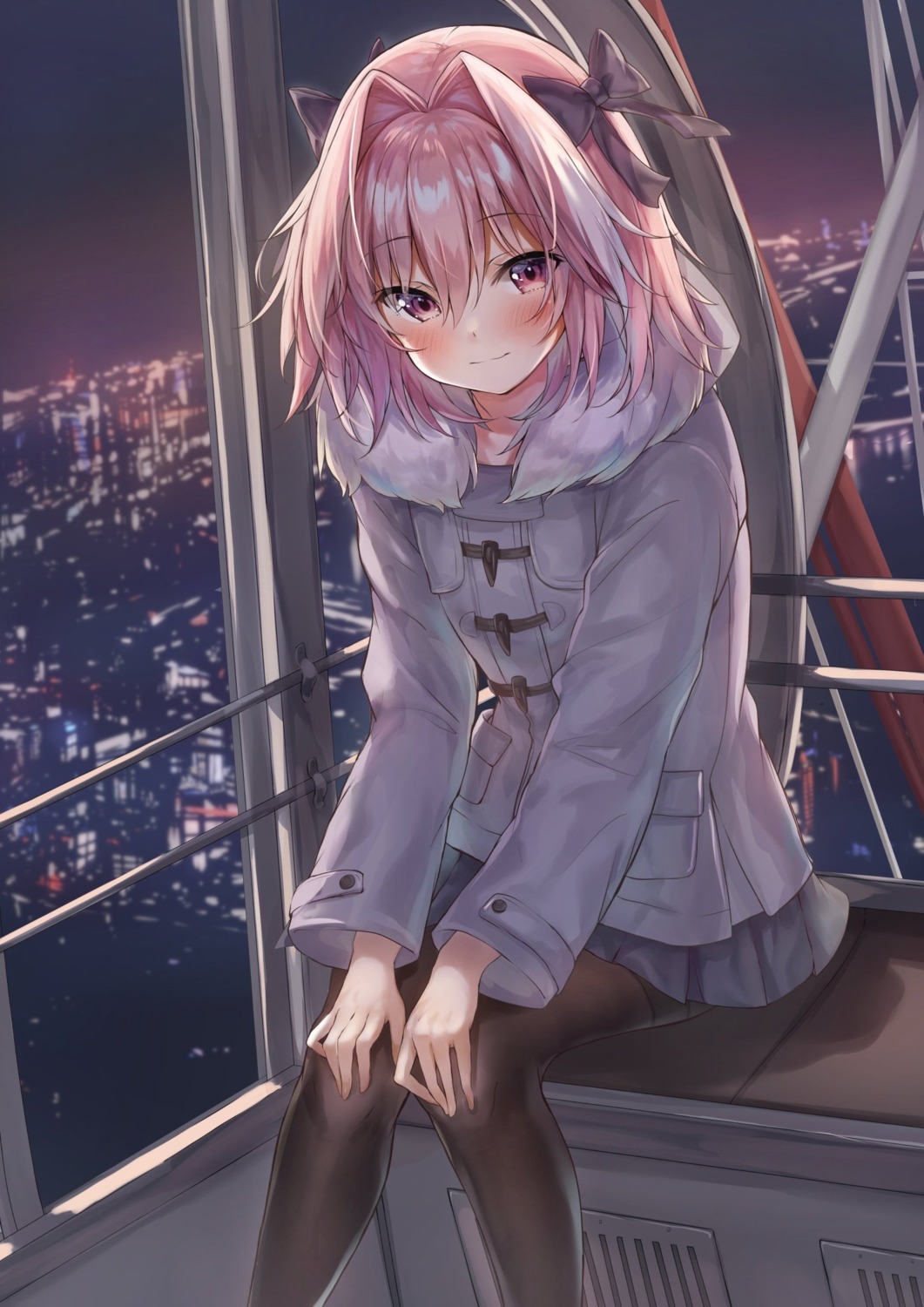 astolfo_(fate) fate/grand_order mochi_nabe pantyhose trap