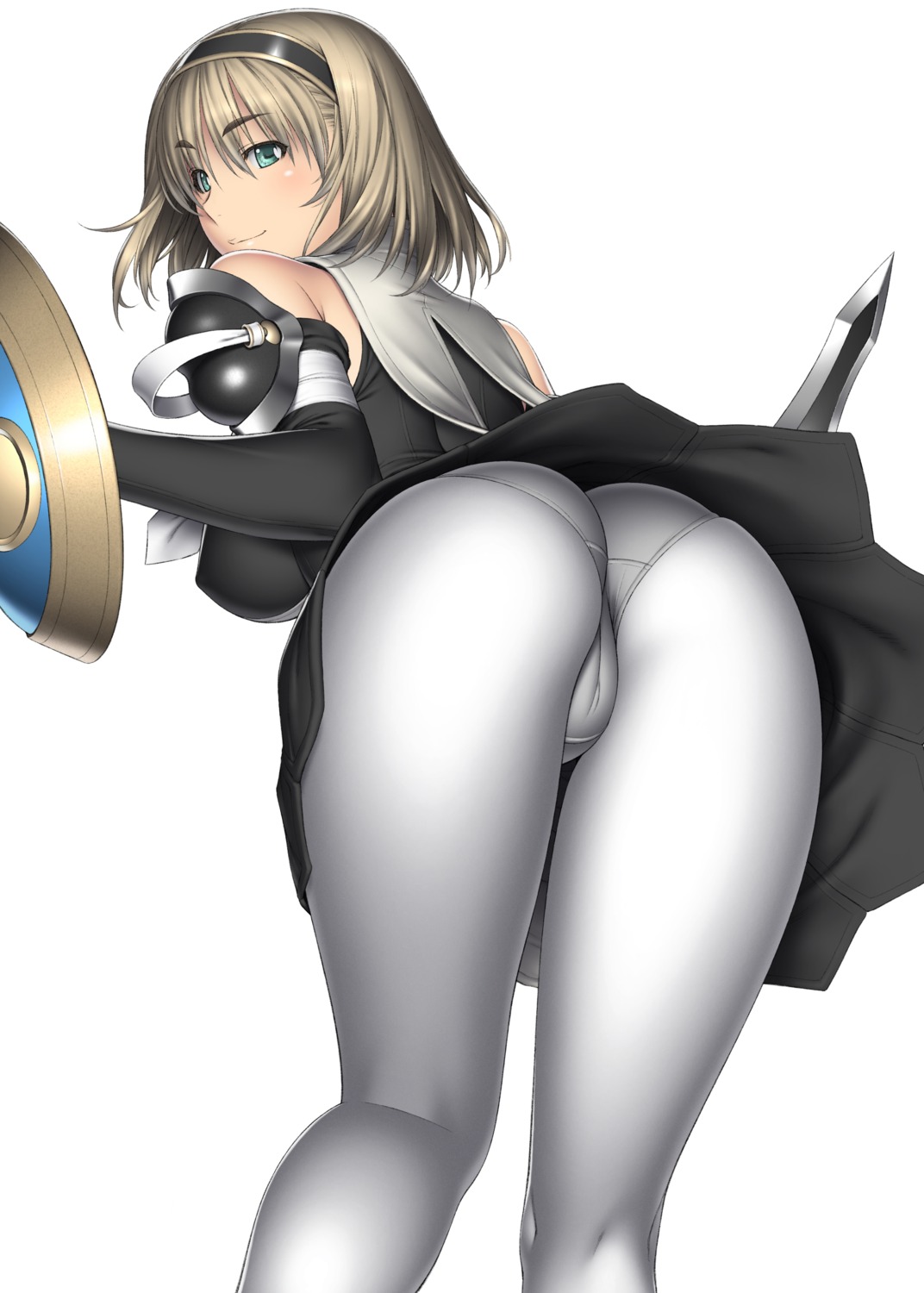 ass cameltoe cassandra_alexandra kansuke pantsu pantyhose soul_calibur