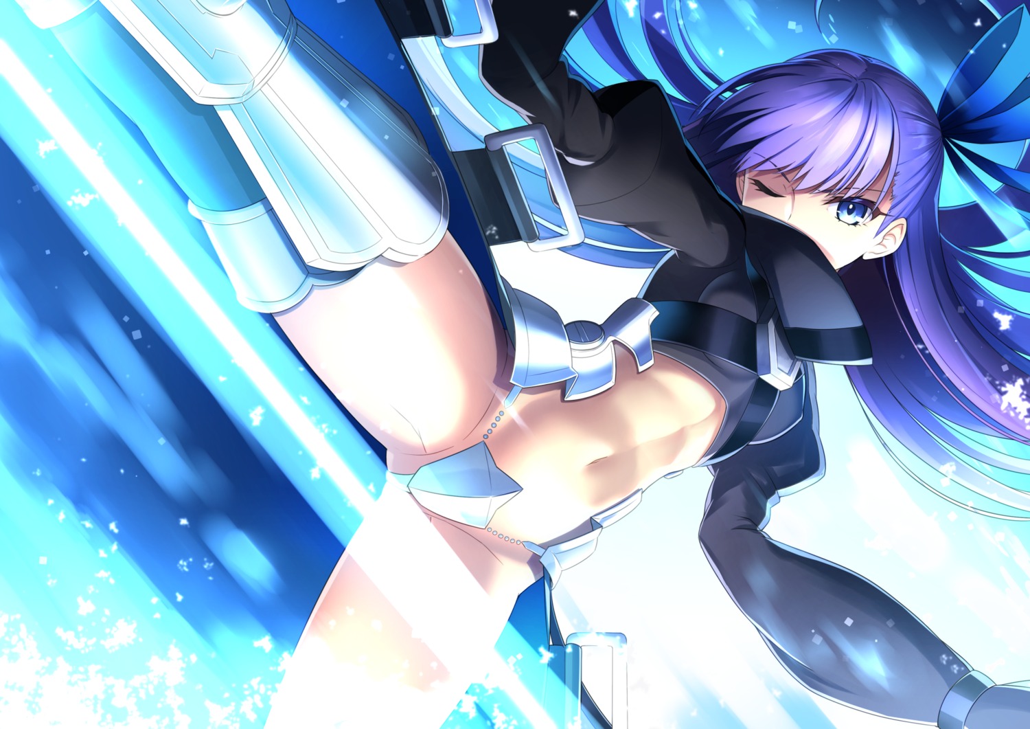 armor fate/extra fate/extra_ccc fate/grand_order fate/stay_night meltryllis oyaji_kusa pantsu thighhighs thong