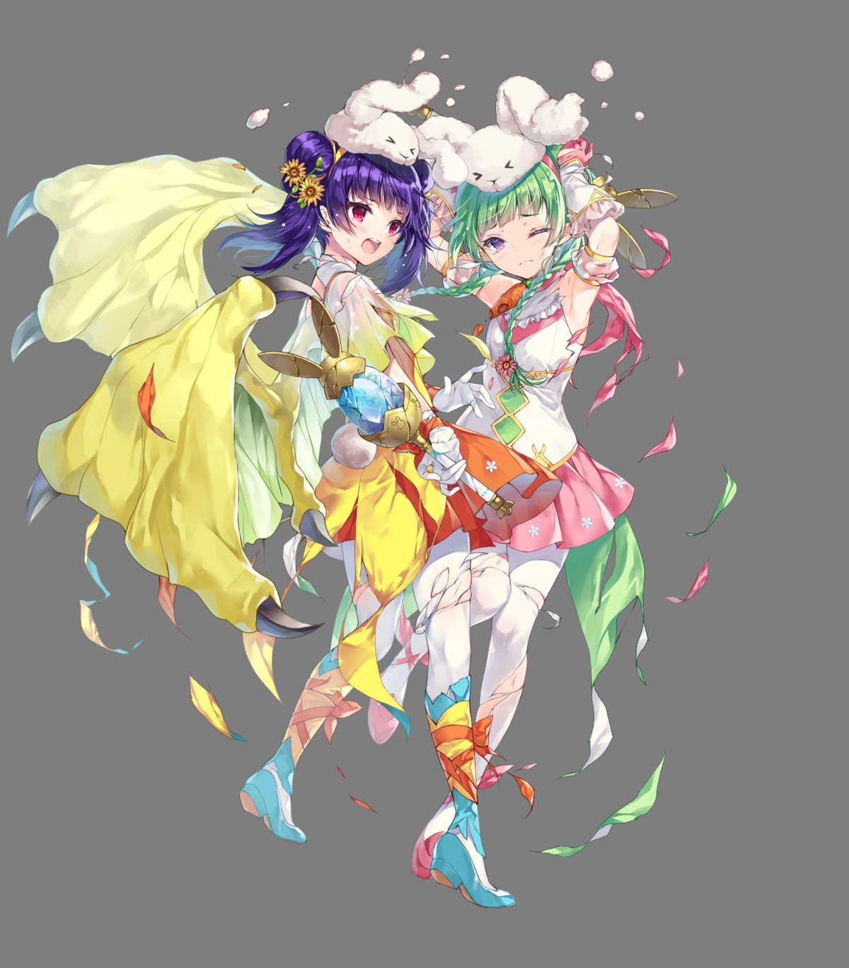 dress fire_emblem fire_emblem:_seima_no_kouseki fire_emblem_heroes fire_emblem_kakusei miwabe_sakura myrrh_(fire_emblem) nah nintendo pantyhose pointy_ears torn_clothes transparent_png wings