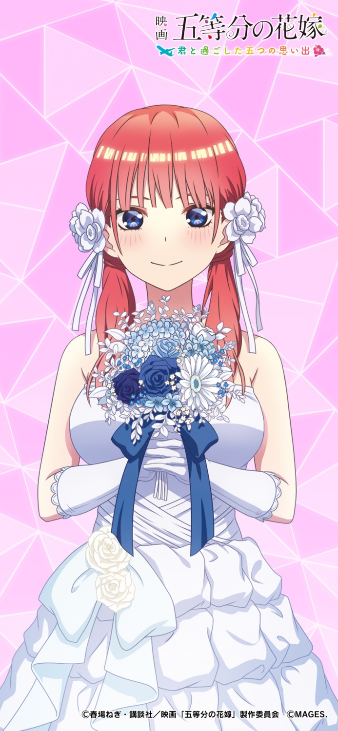 5-toubun_no_hanayome dress nakano_nino tagme wedding_dress