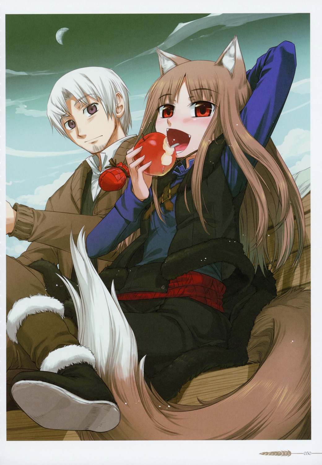 animal_ears craft_lawrence holo koume_keito possible_duplicate spice_and_wolf tail