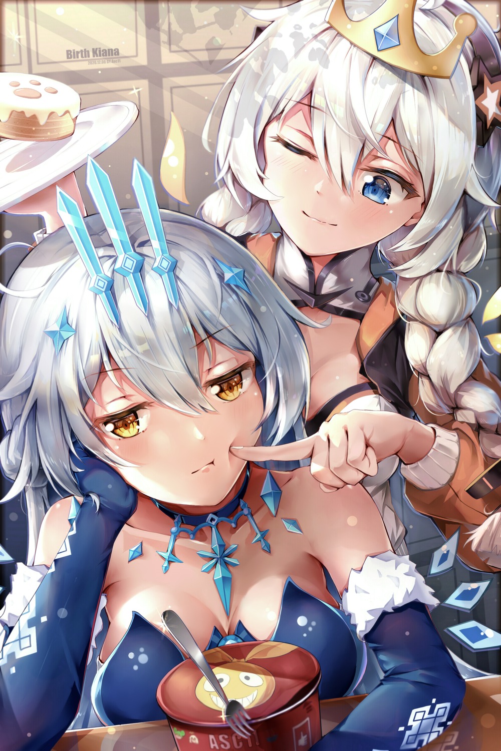 asc11 benghuai_xueyuan cleavage honkai_impact kiana_kaslana no_bra