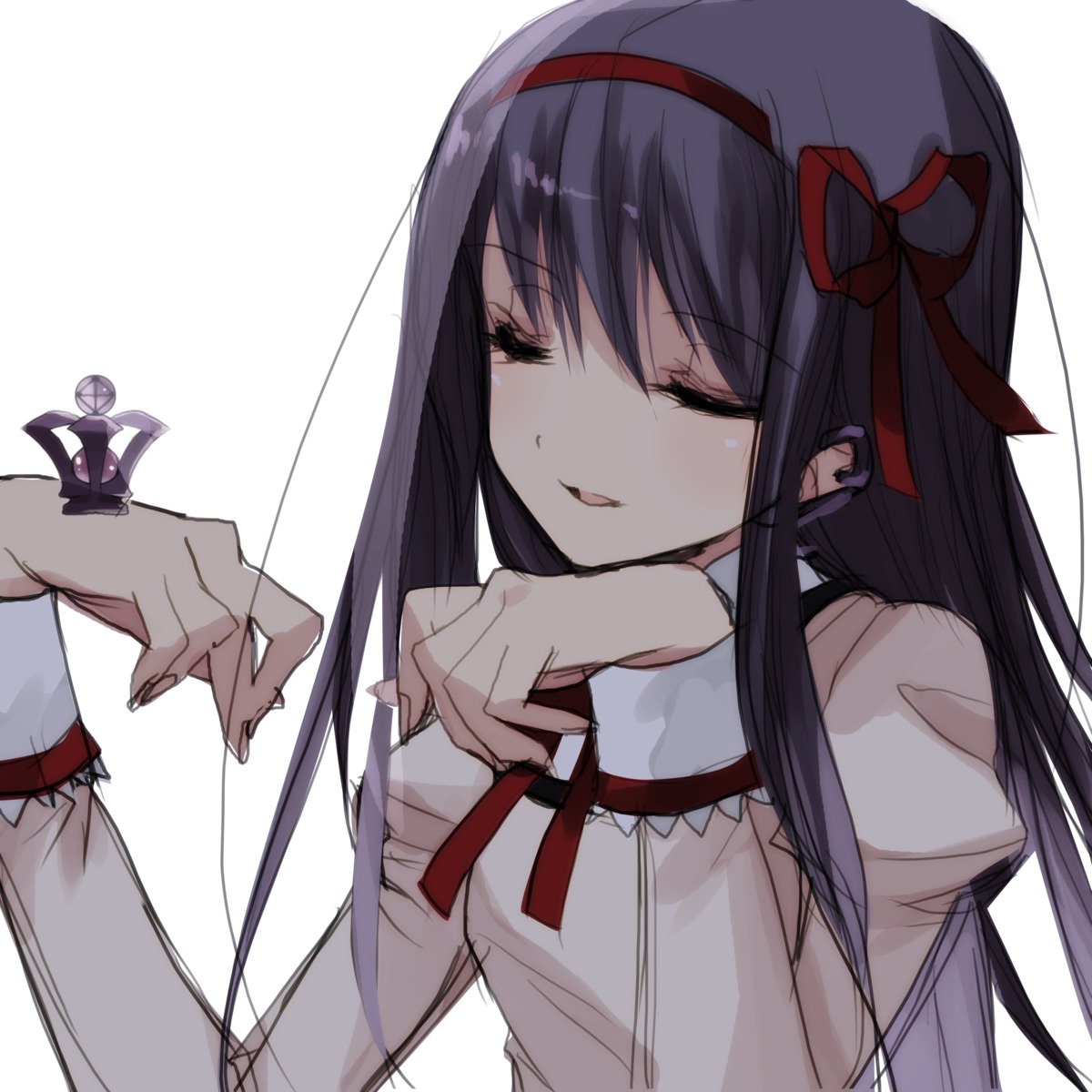 akemi_homura misteor puella_magi_madoka_magica seifuku