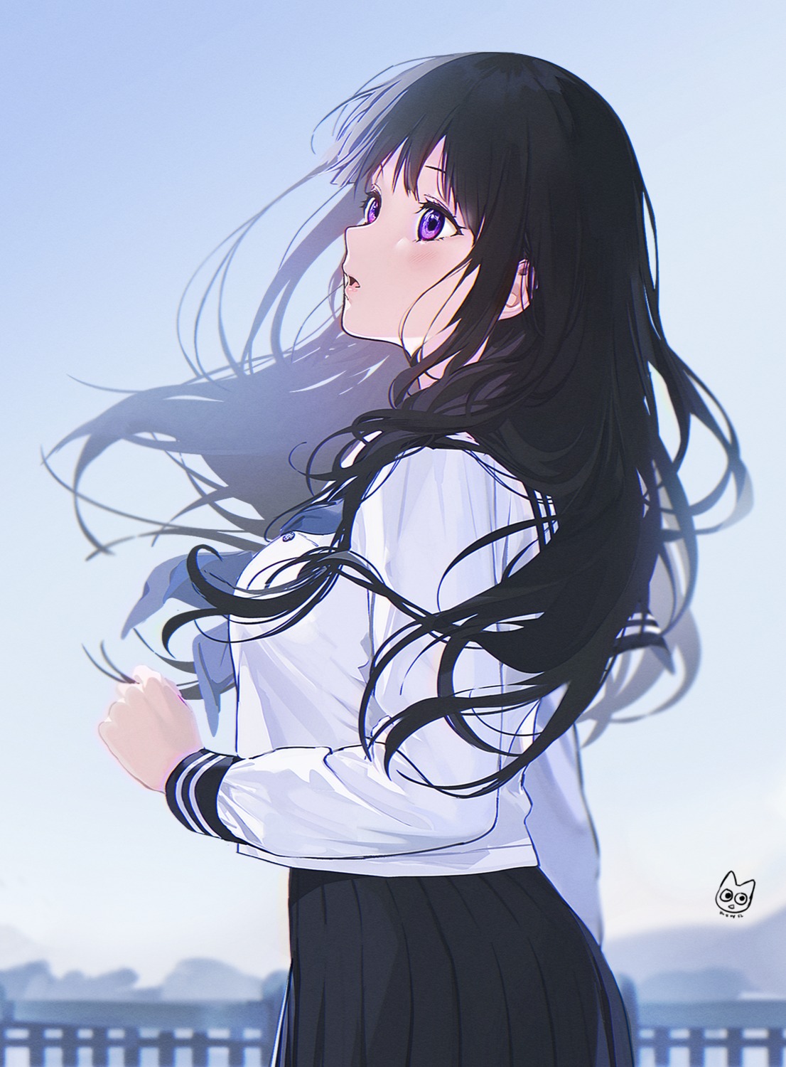 chitanda_eru hyouka mery_(yangmalgage) seifuku