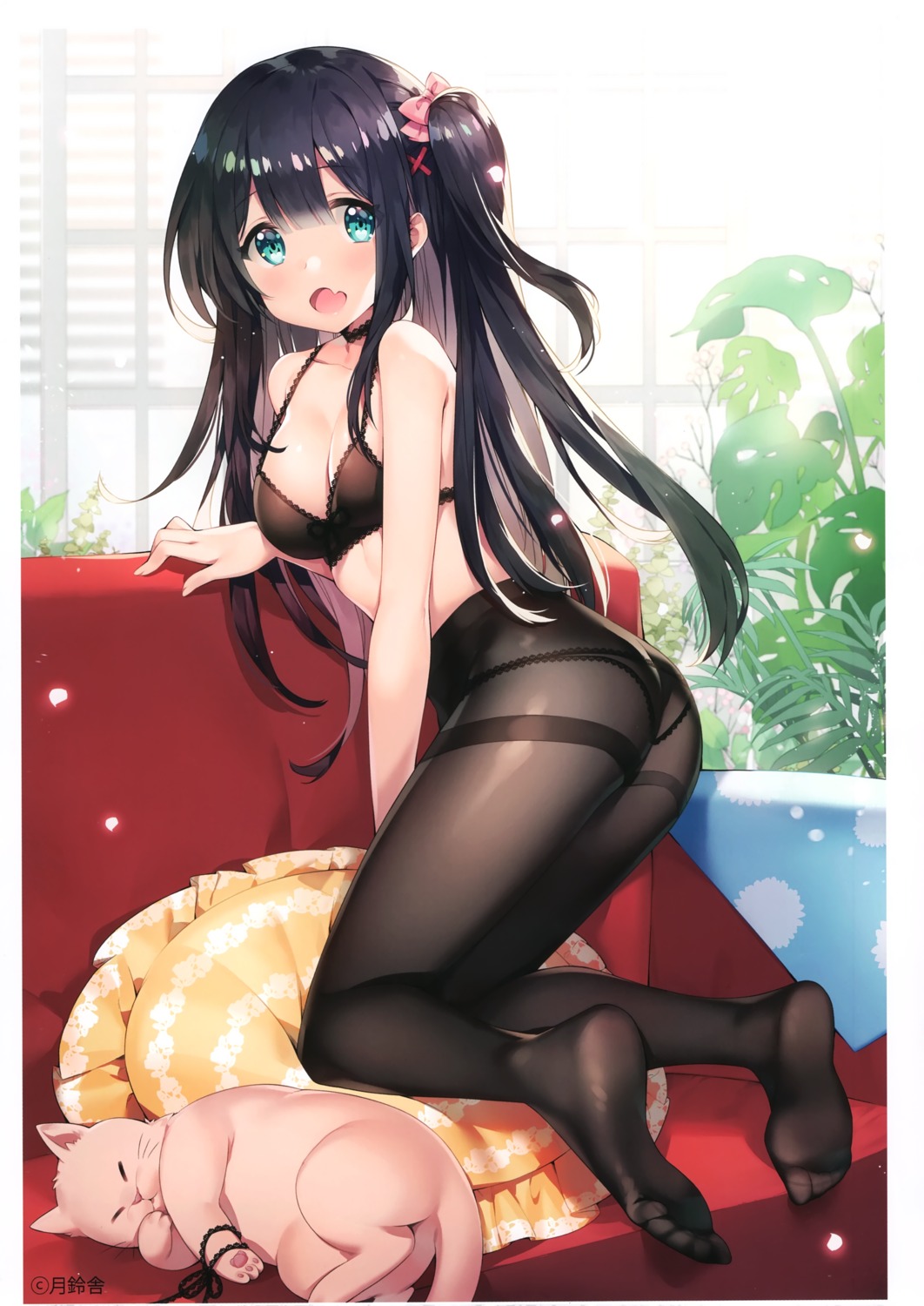 ass ayamy bra cleavage feet hachigo miyawaki_sana neko pantsu pantyhose