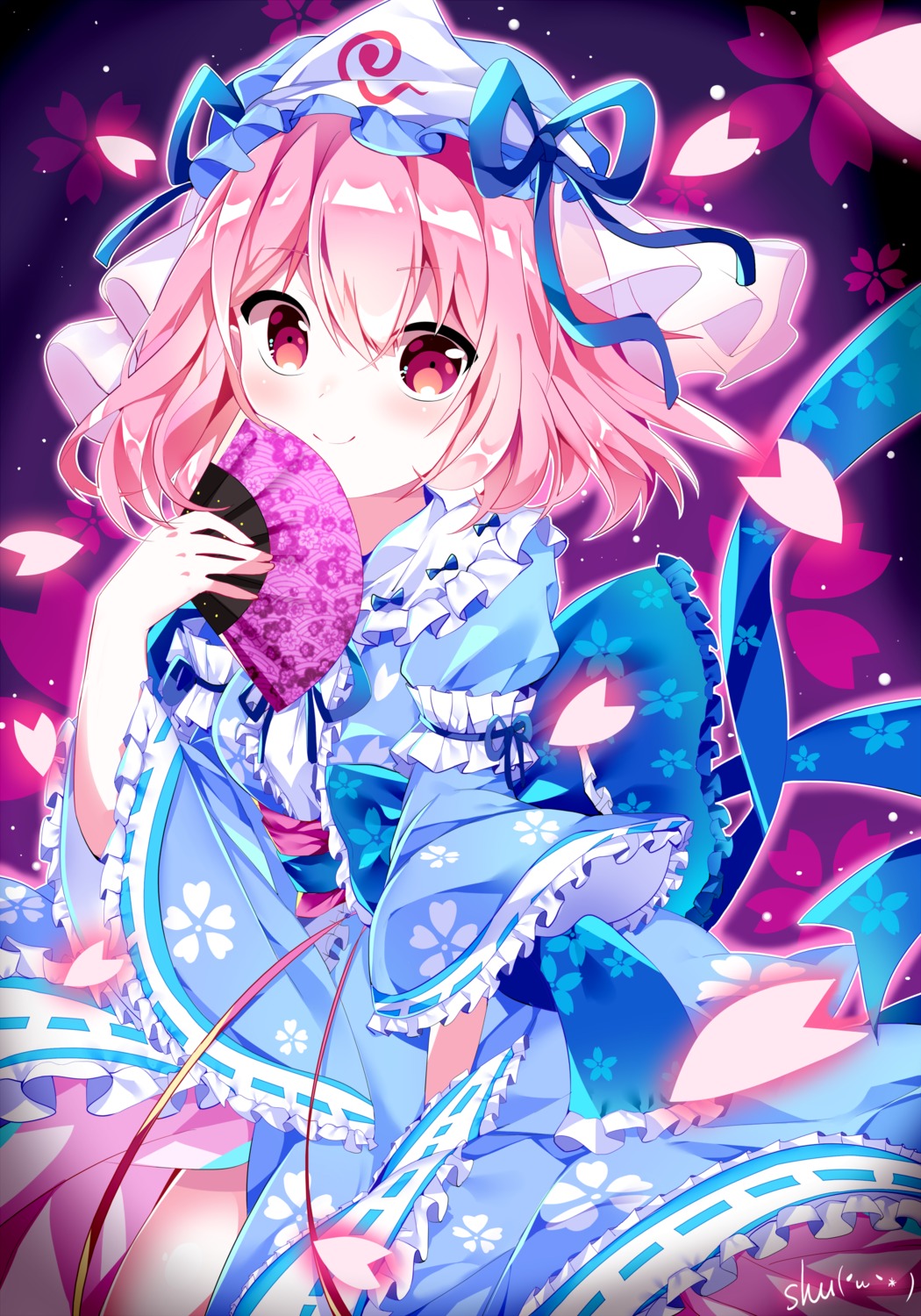 saigyouji_yuyuko shu_(pjxv7485) touhou