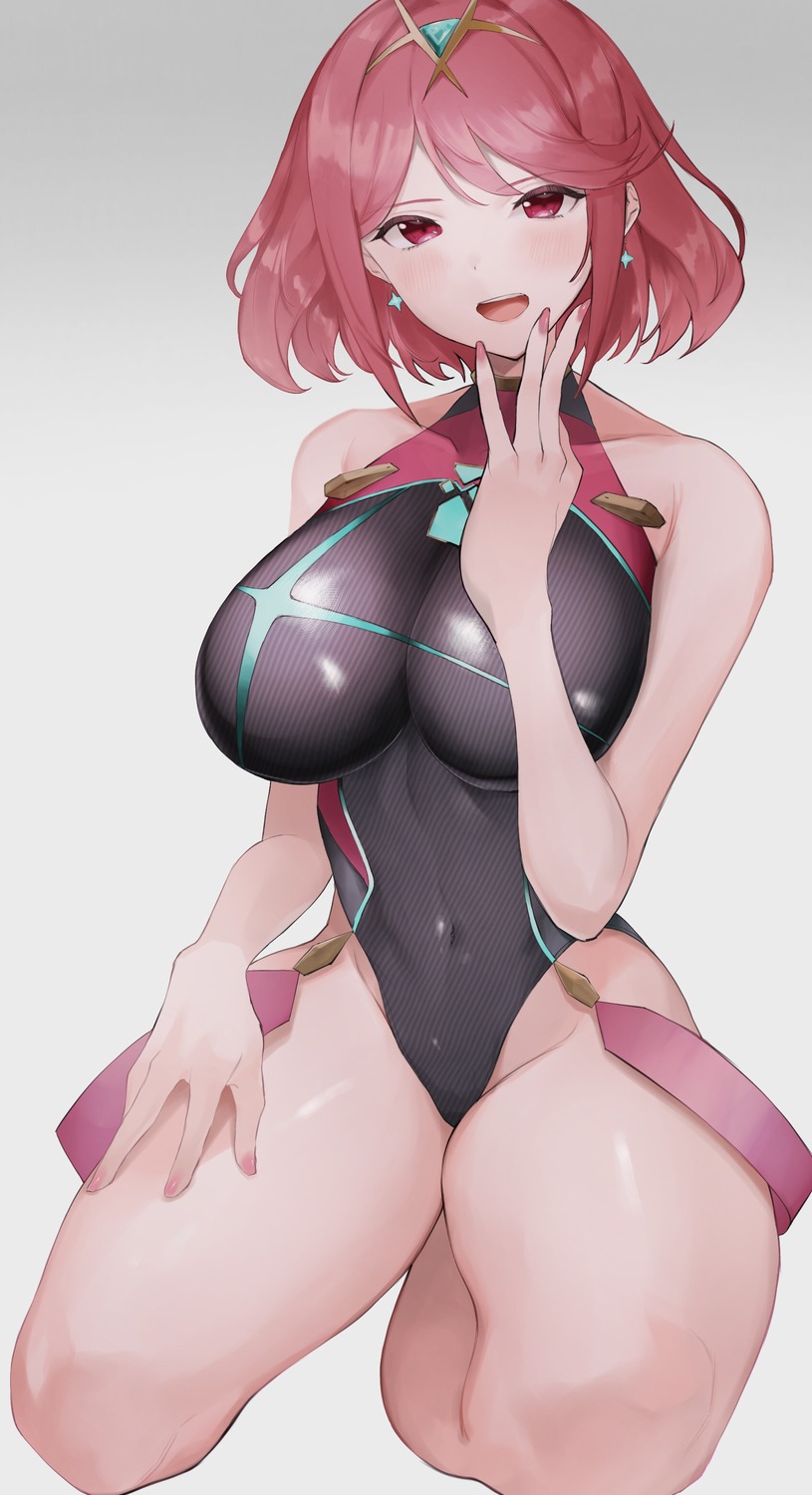 homura_(xenoblade_2) kataku_musou swimsuits xenoblade xenoblade_chronicles_2