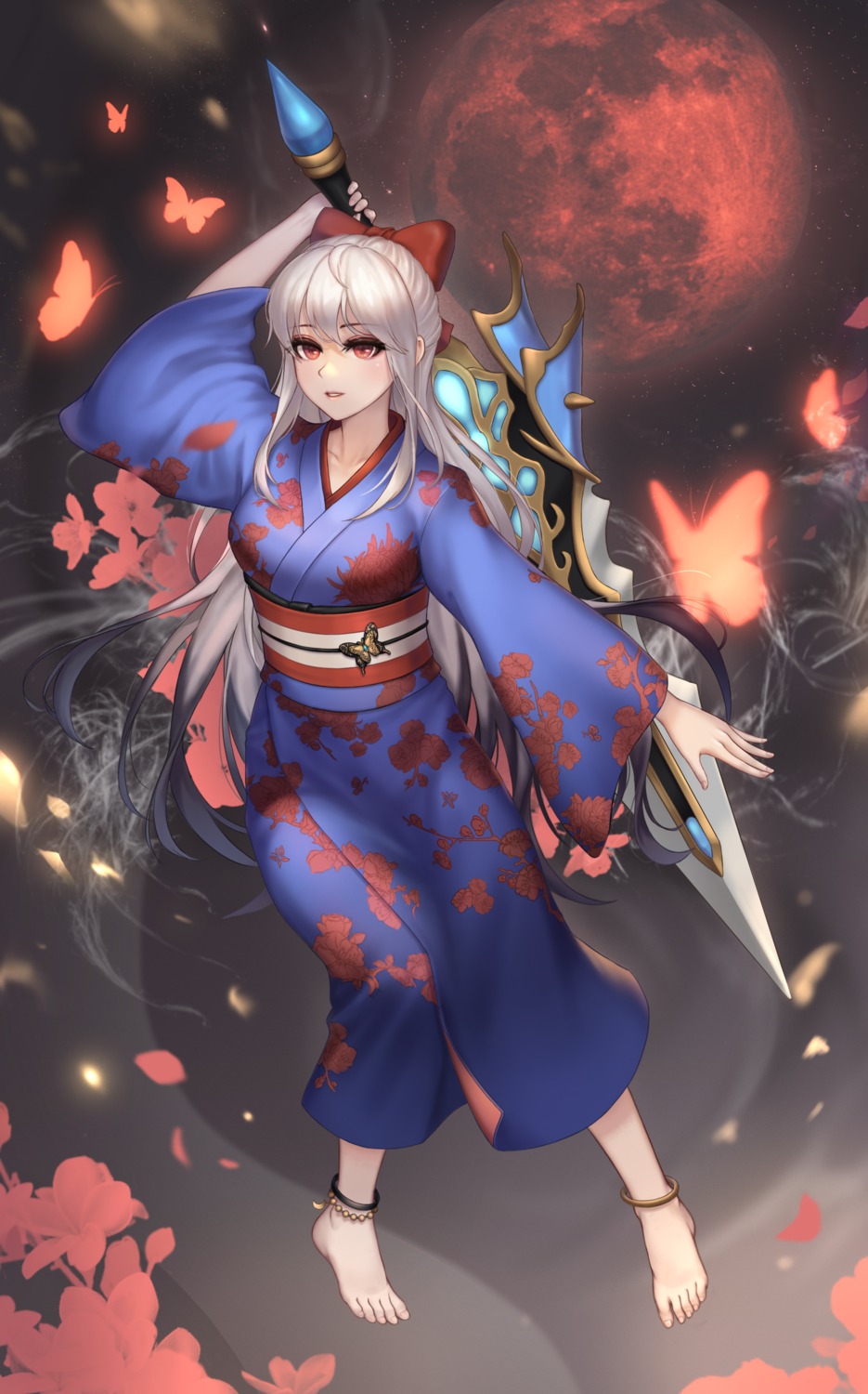 dungeon_fighter kie_(wylee2212) kimono sword