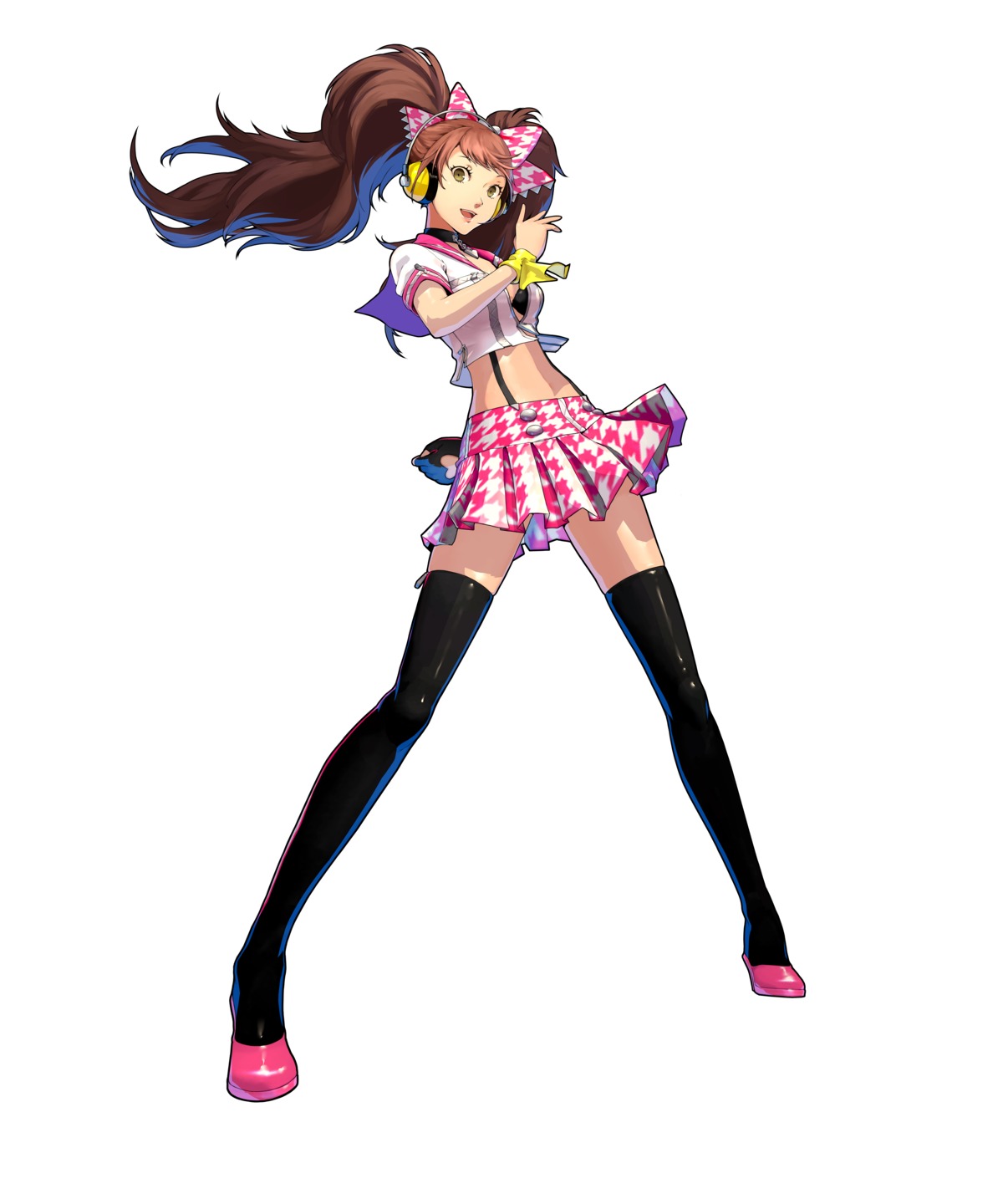 kujikawa_rise megaten persona persona_4 persona_4:_dancing_all_night soejima_shigenori thighhighs