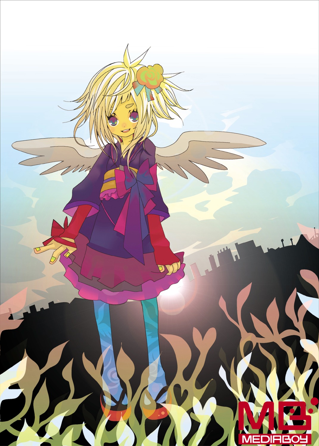 japanese_clothes tagme watermark wings