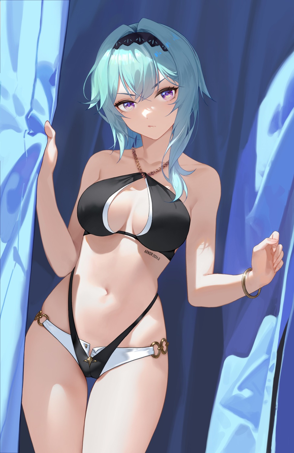 arnor bikini eula genshin_impact swimsuits