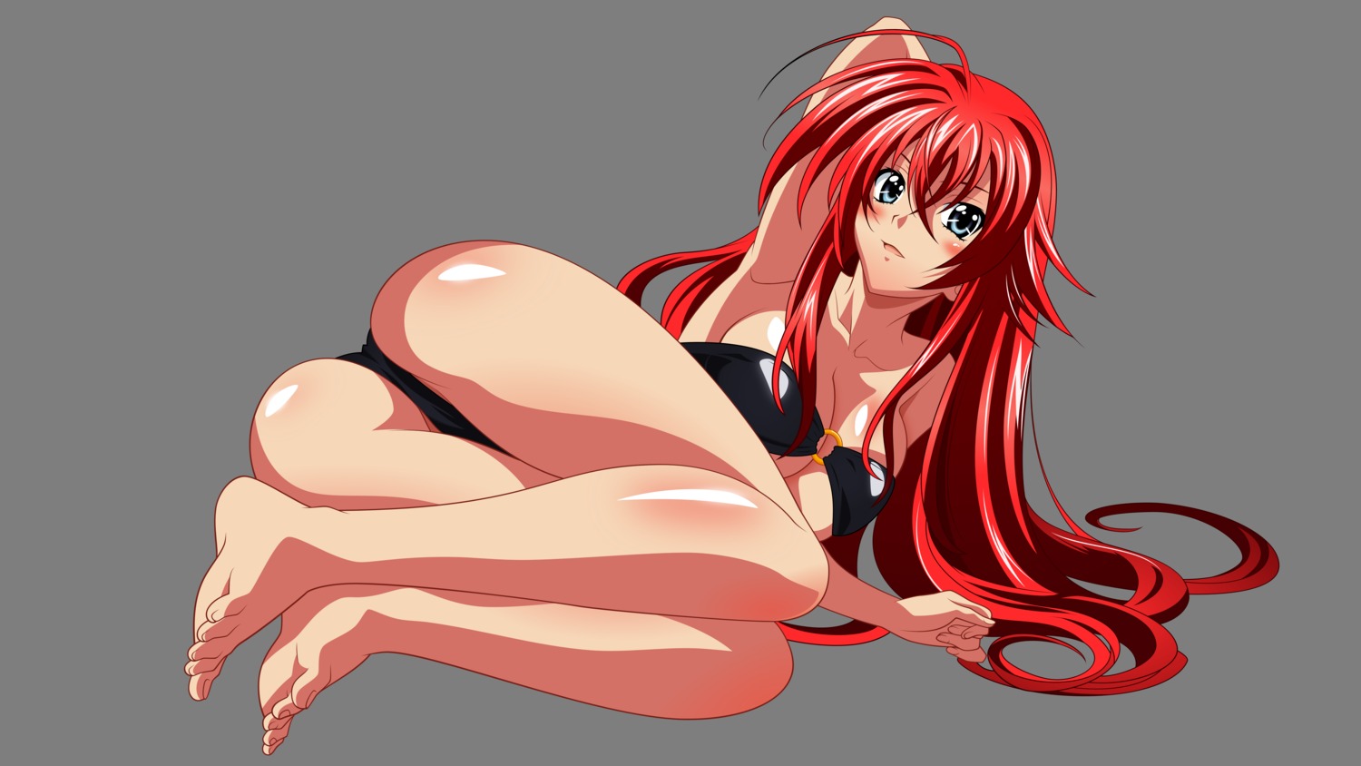 bikini highschool_dxd rias_gremory swimsuits transparent_png vector_trace