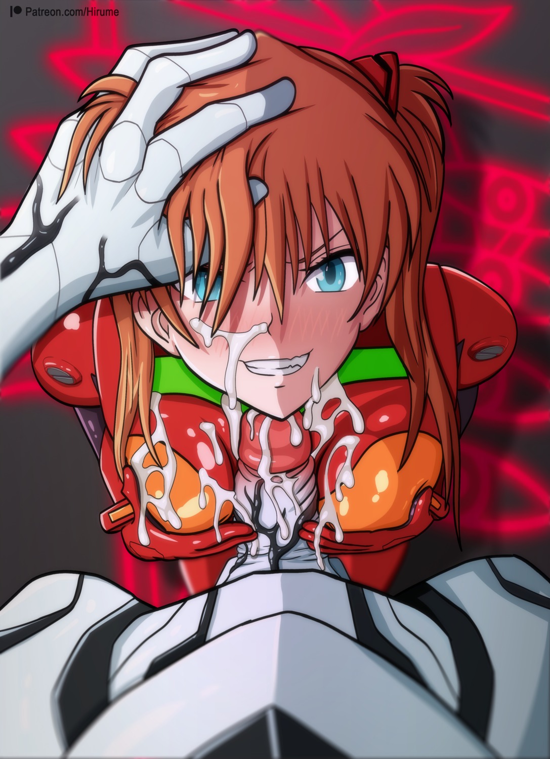 bodysuit breast_hold cum hirume neon_genesis_evangelion paizuri penis souryuu_asuka_langley uncensored