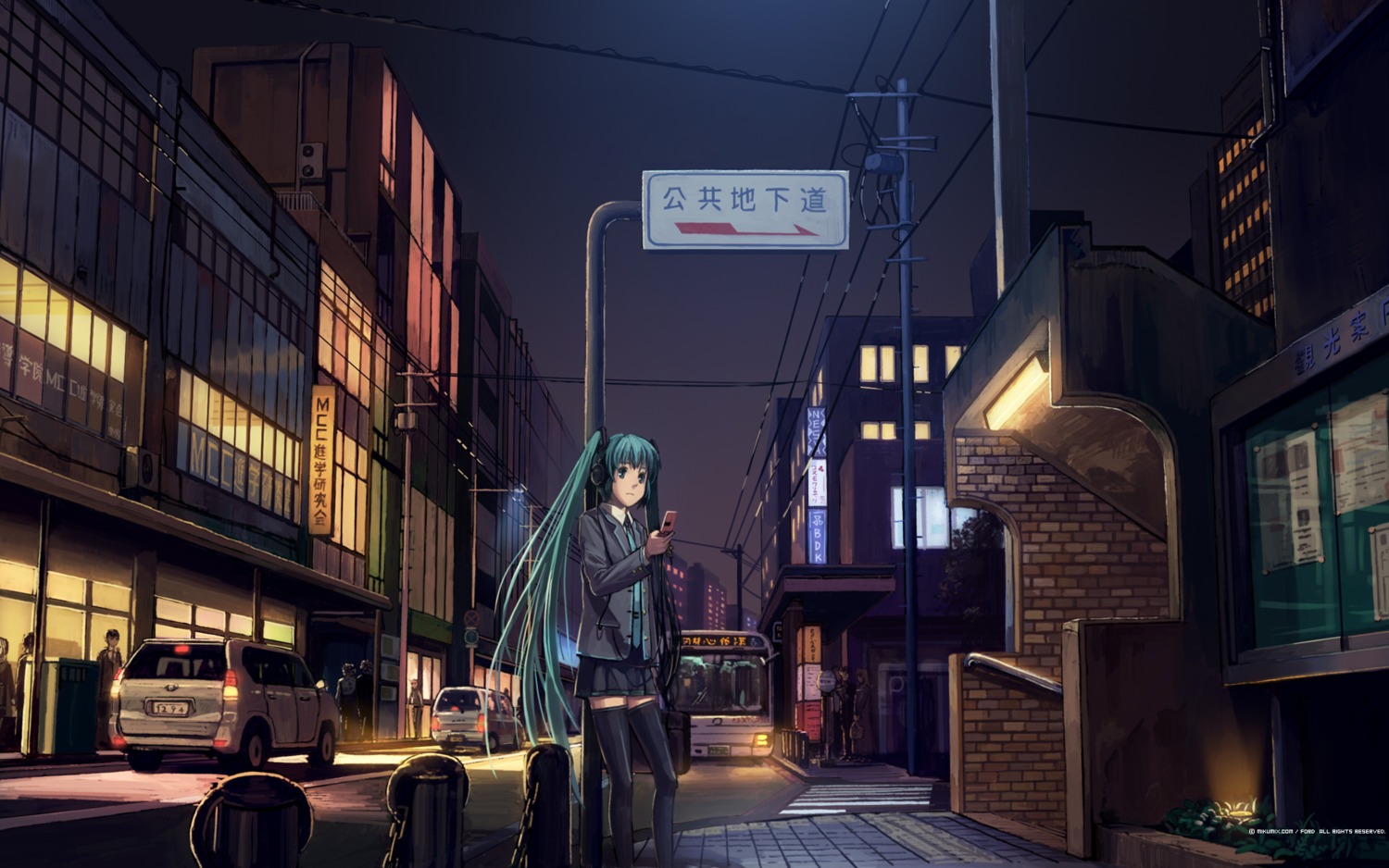 ford hatsune_miku vocaloid wallpaper