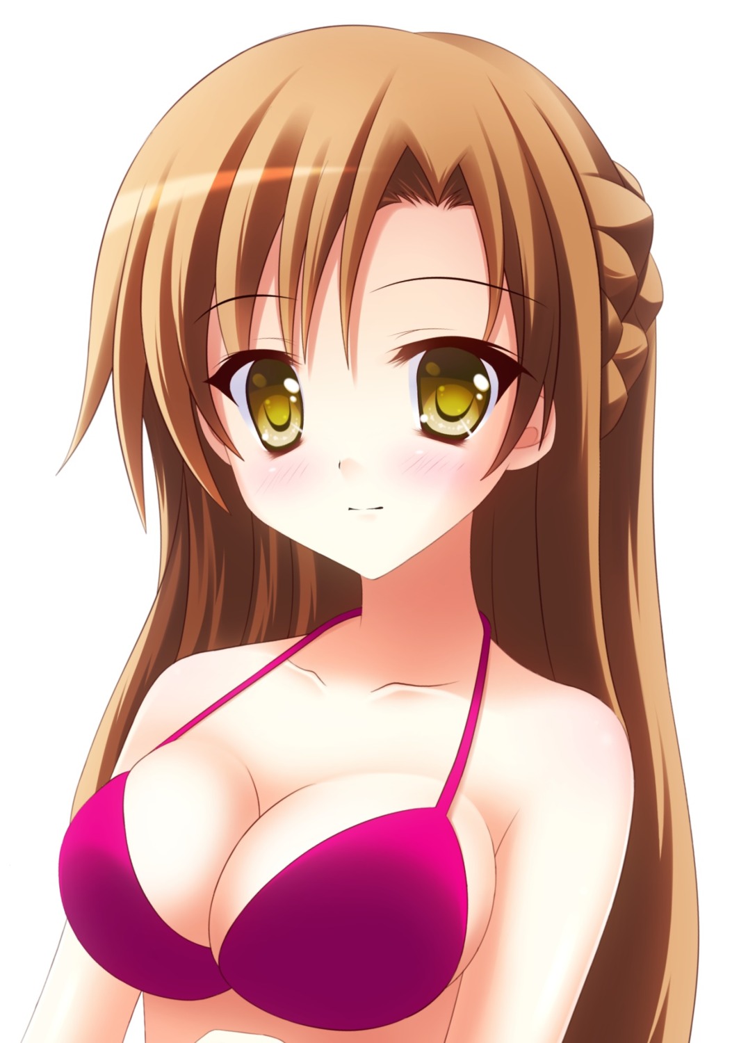 asuna_(sword_art_online) bikini_top midori_rin swimsuits sword_art_online