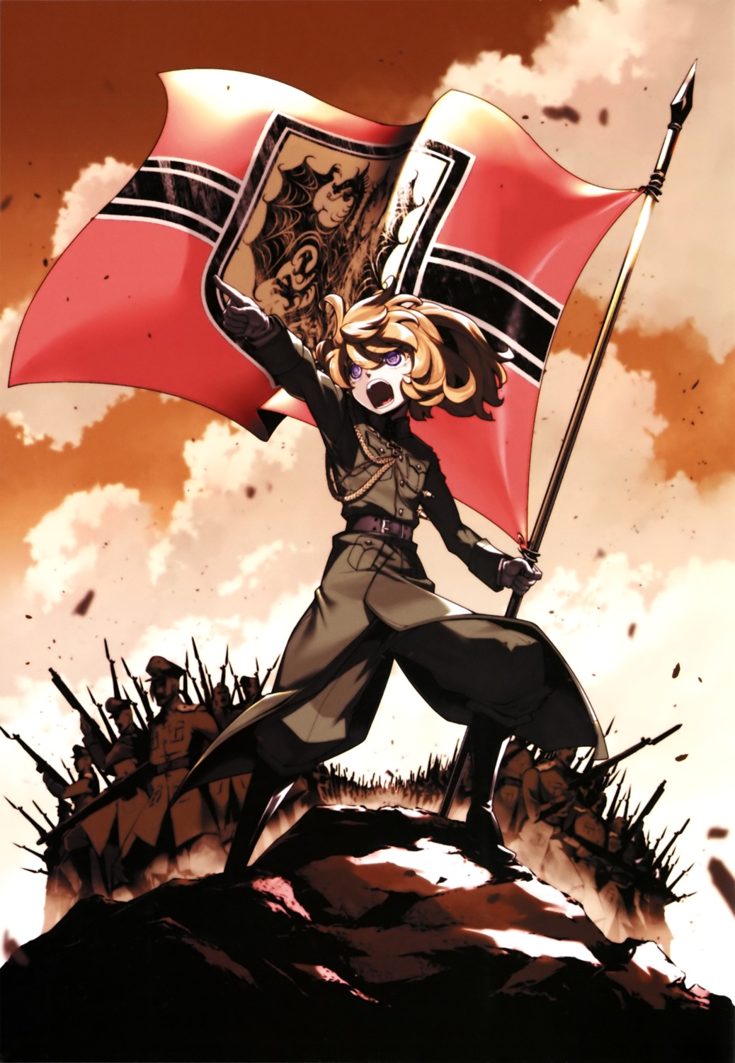 tagme tanya_degurechaff uniform weapon youjo_senki