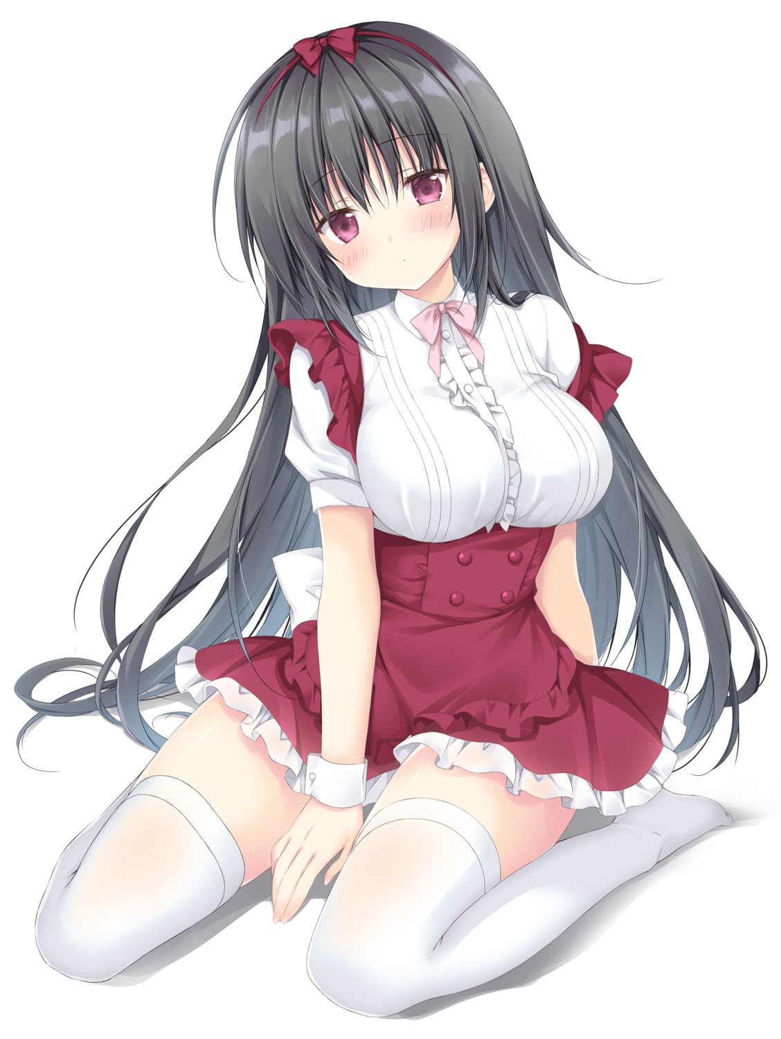 korie_riko thighhighs waitress