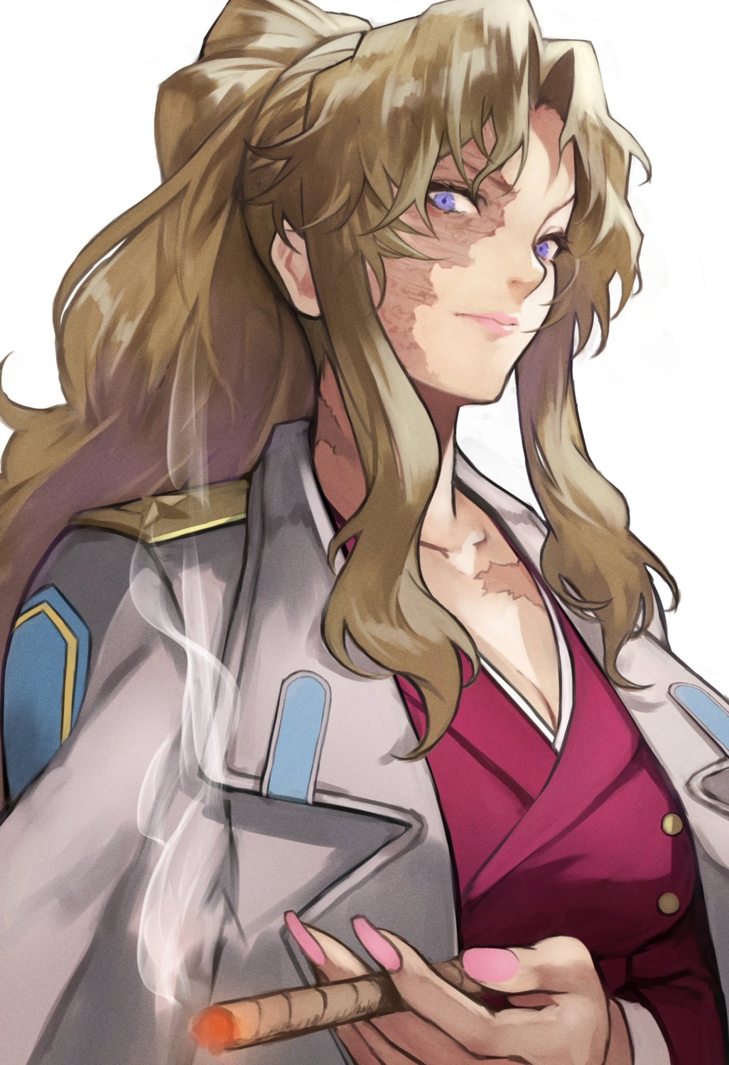 balalaika black_lagoon cleavage uniform yoshio_(55level)