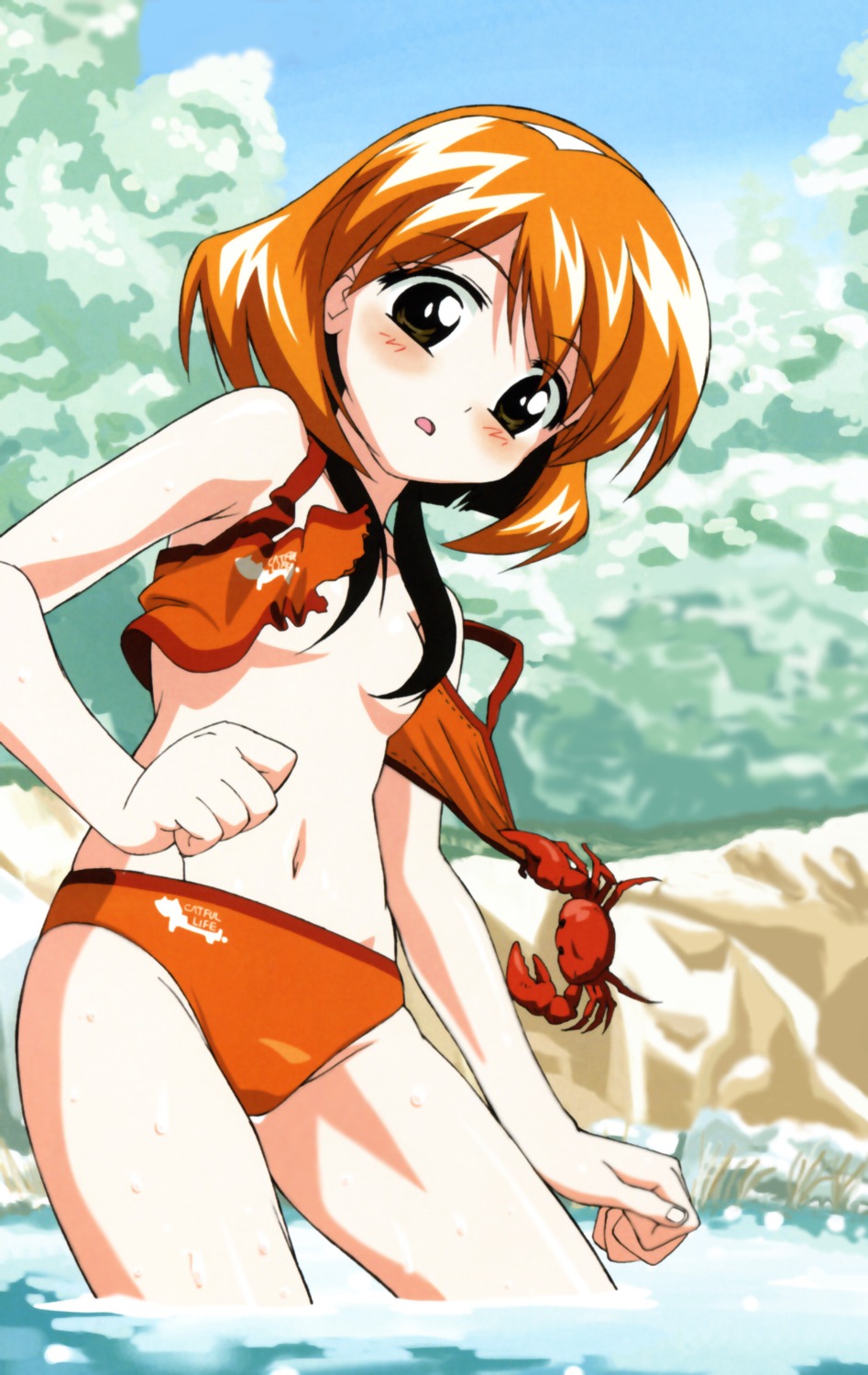 andou_minawa bikini mahoromatic swimsuits torn_clothes