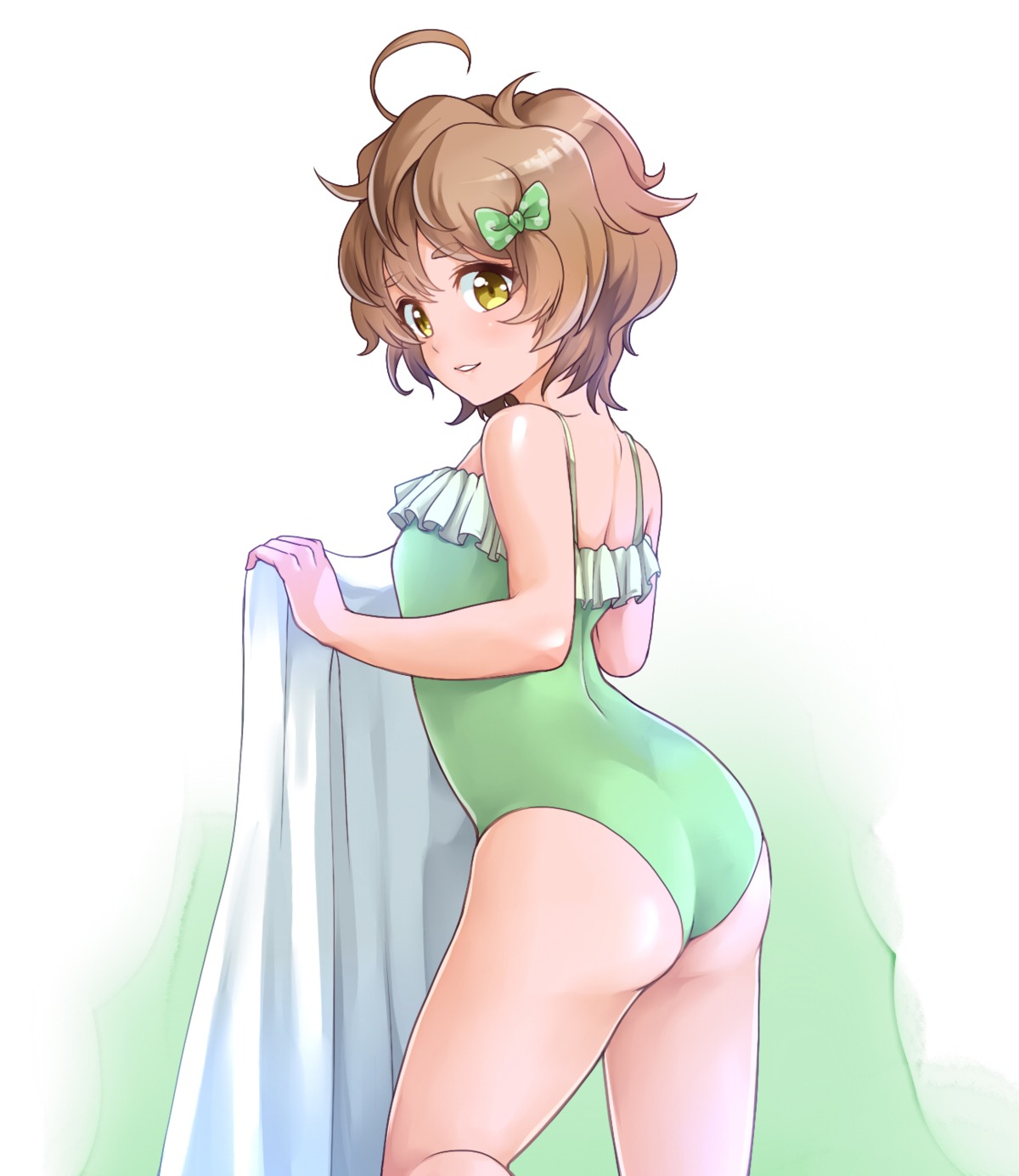 ass hibike!_euphonium kanabun kawashima_sapphire swimsuits towel