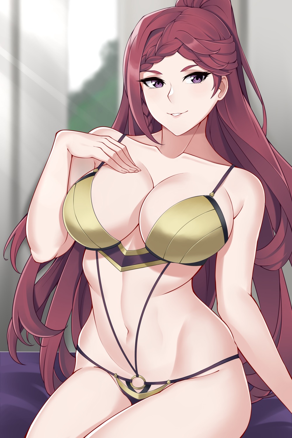 aslindsamure bikini fire_emblem fire_emblem_heroes loki_(fire_emblem) swimsuits