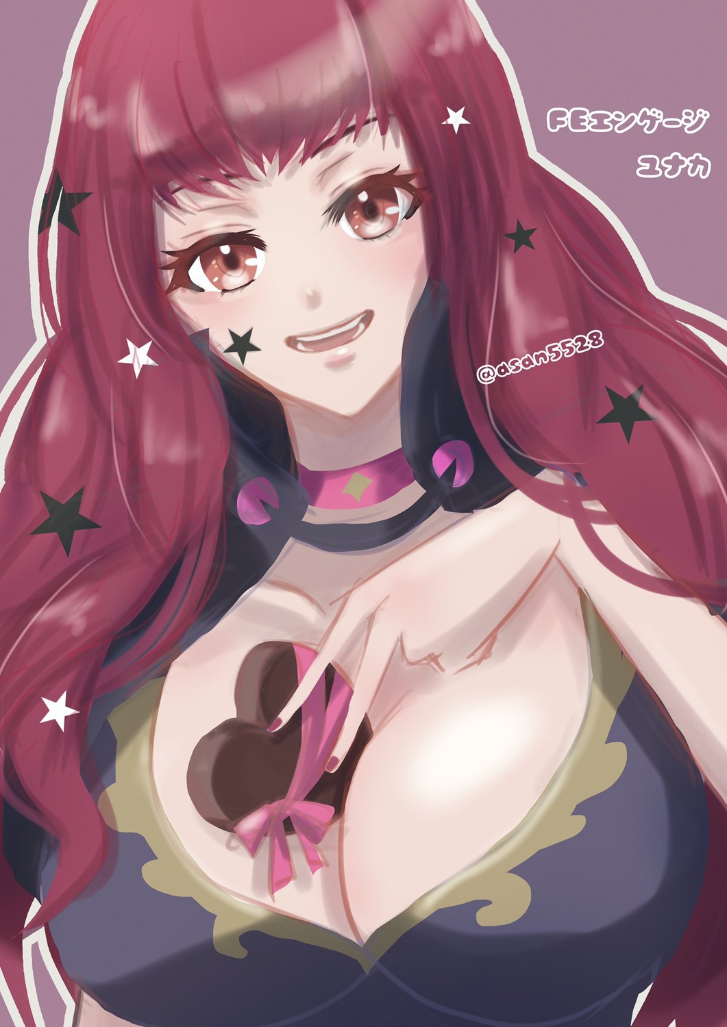 asan5528 bodysuit fire_emblem fire_emblem_engage no_bra sketch tattoo valentine yunaka