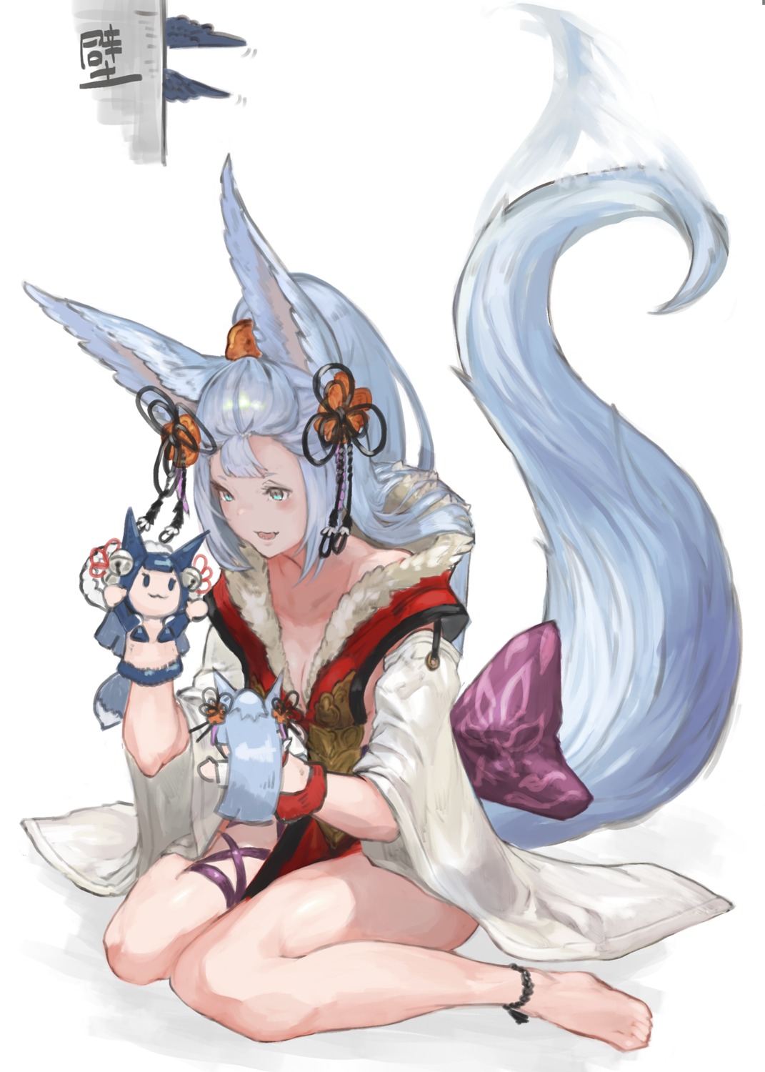 animal_ears cleavage granblue_fantasy n9+ socie_(granblue_fantasy) tail