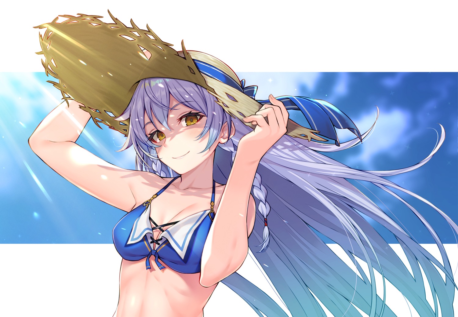 bikini_top granblue_fantasy rumeha_(aormsj22) silva_(granblue_fantasy) swimsuits