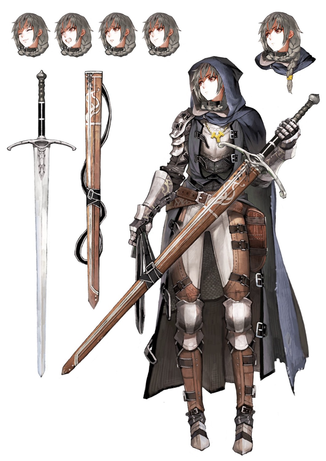 armor character_design expression jun_(seojh1029) sword