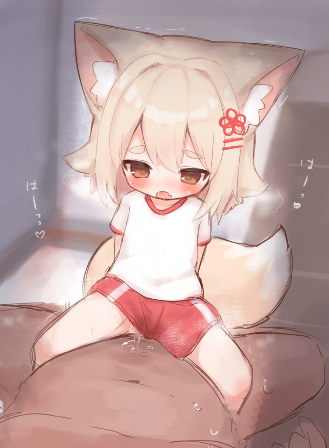 konununui animal ears gym uniform kitsune loli pussy juice sex  