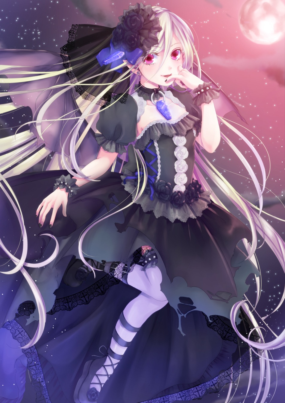 dress honegumi thighhighs