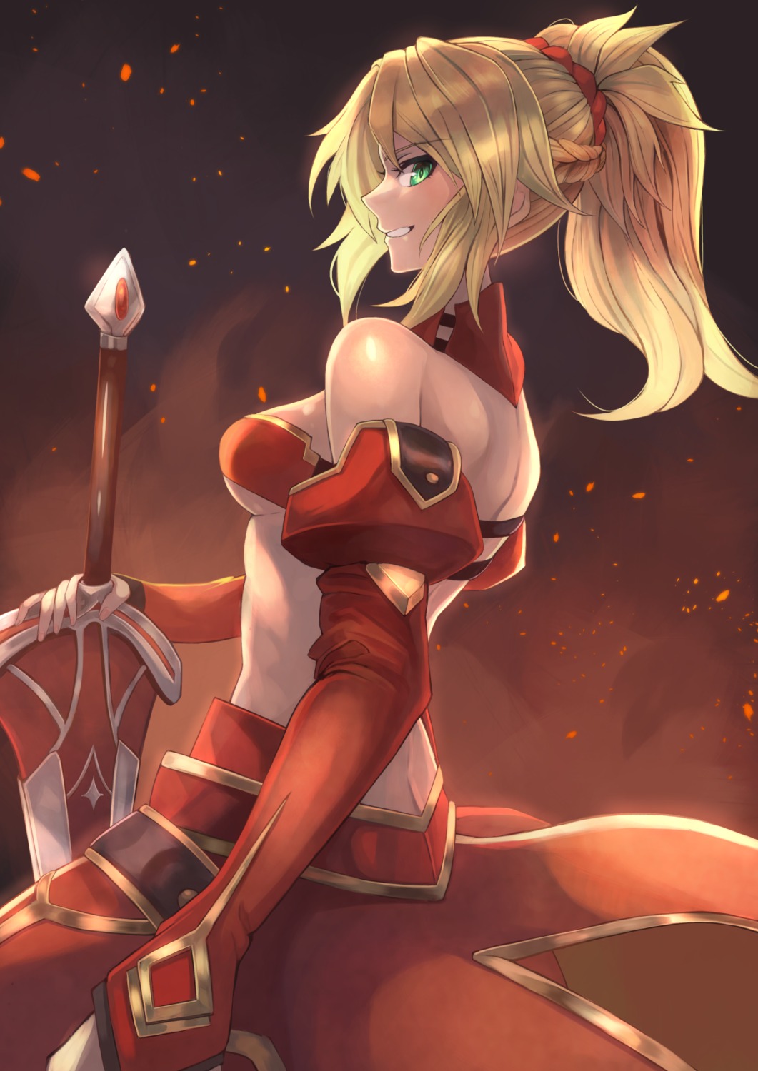 fate/grand_order mordred_(fate) ohako_(ohako1818) sword