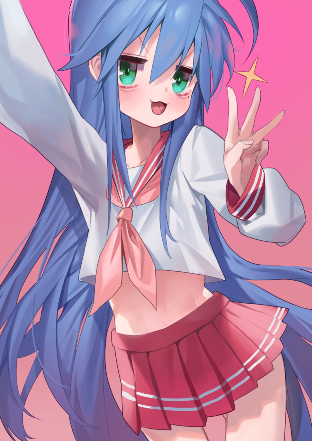 izumi_konata lucky_star sb_lama seifuku