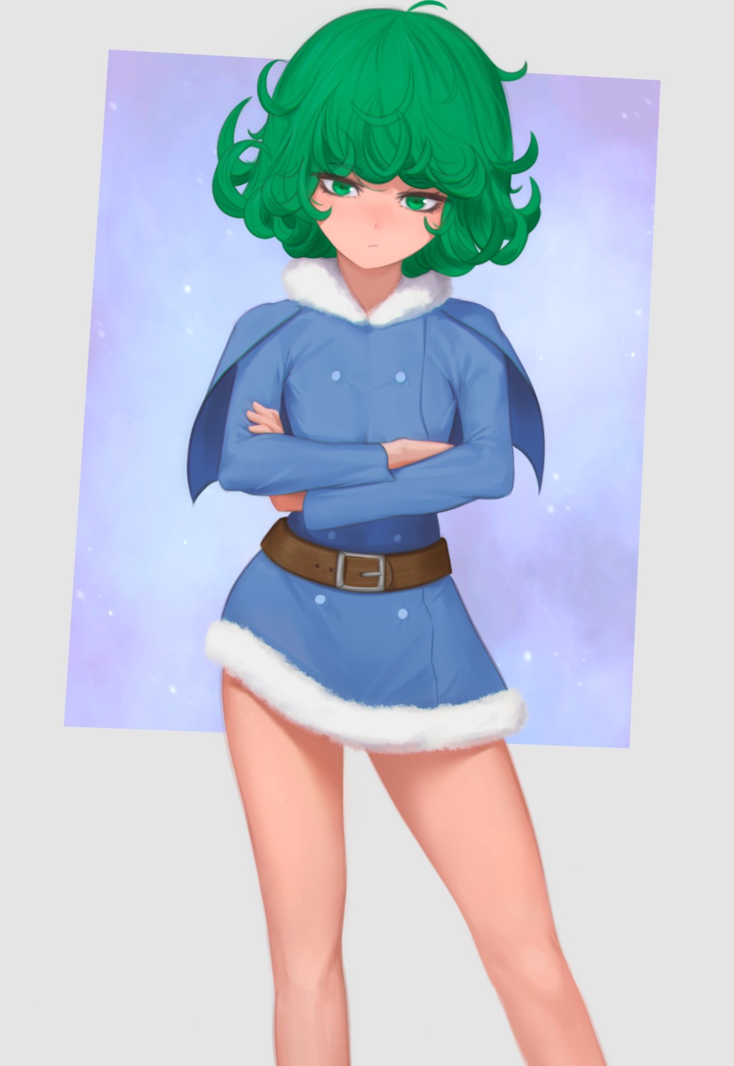 anonimous31 christmas dress one_punch_man tatsumaki_(one_punch_man)