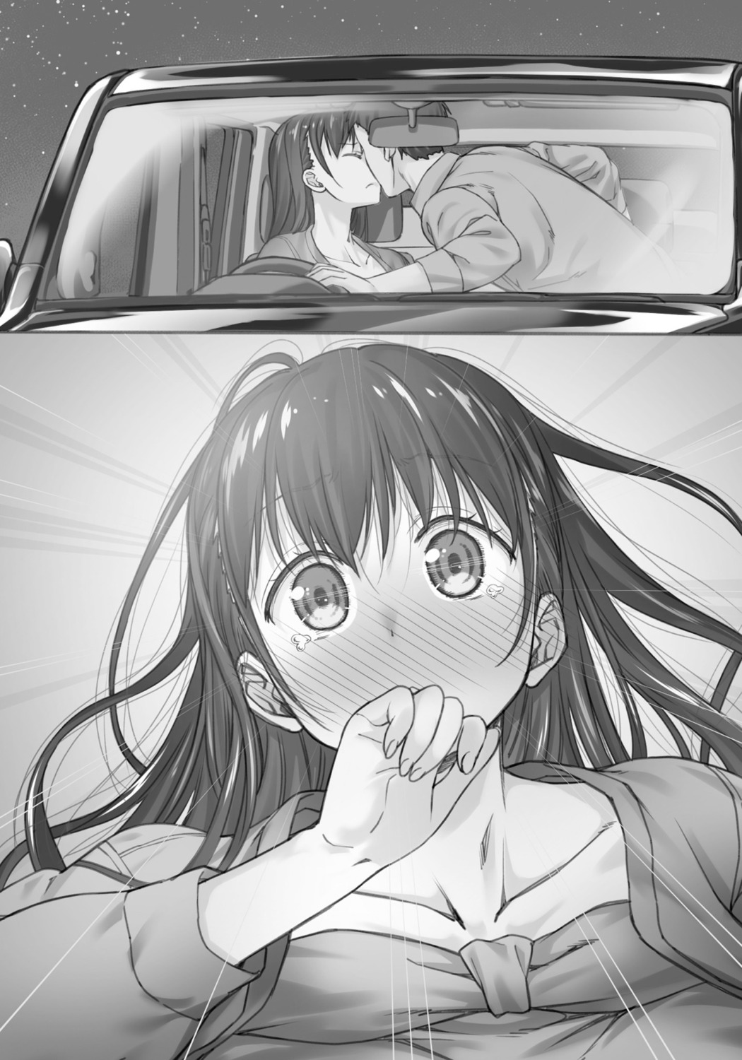 choppiri_toshiue_demo_kanojo_ni_shite_kuremasu_ka?_~tamaranaku_itooshiku_tonikaku_toutoi~ monochrome nanase_meruchi orihara_hime