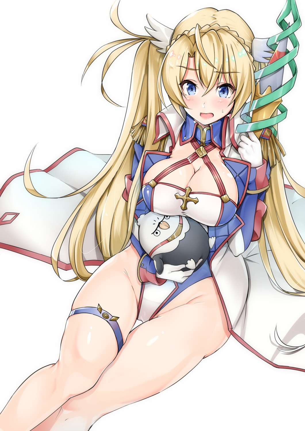 bradamante_(fate) cleavage fate/grand_order garter leotard sezoku weapon