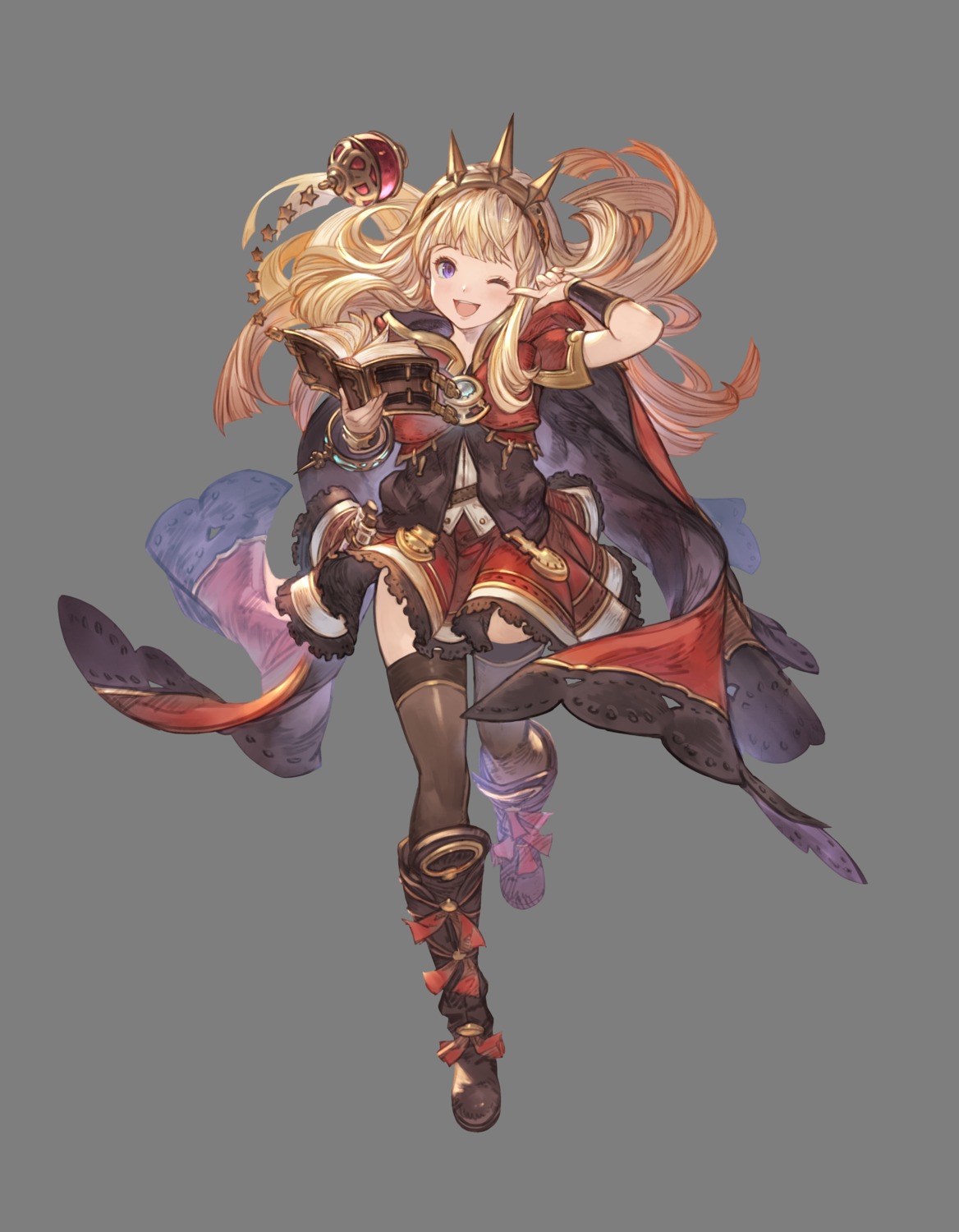 cagliostro_(granblue_fantasy) granblue_fantasy skirt_lift tagme thighhighs transparent_png