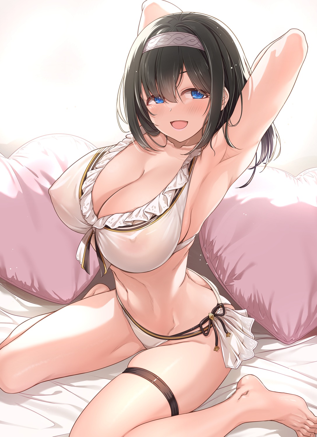 bikini garter mk nipples sagisawa_fumika see_through swimsuits the_idolm@ster the_idolm@ster_cinderella_girls