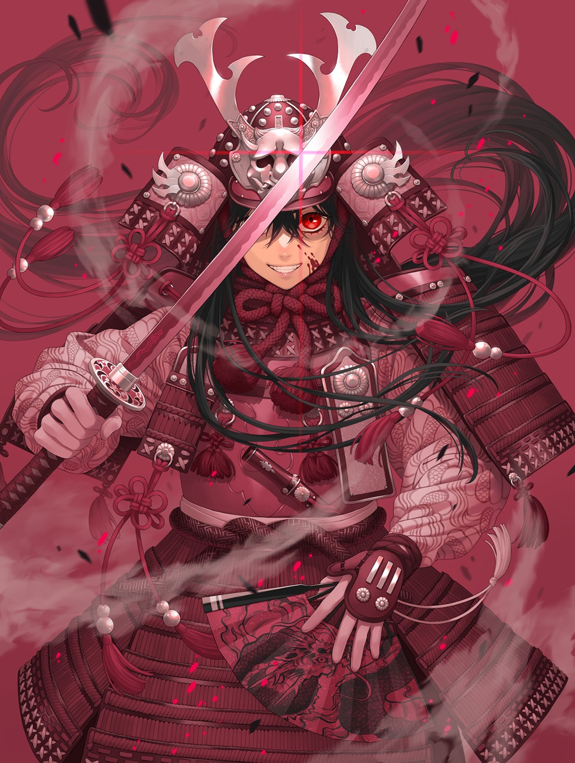 armor blood minami_(minami373916) sword