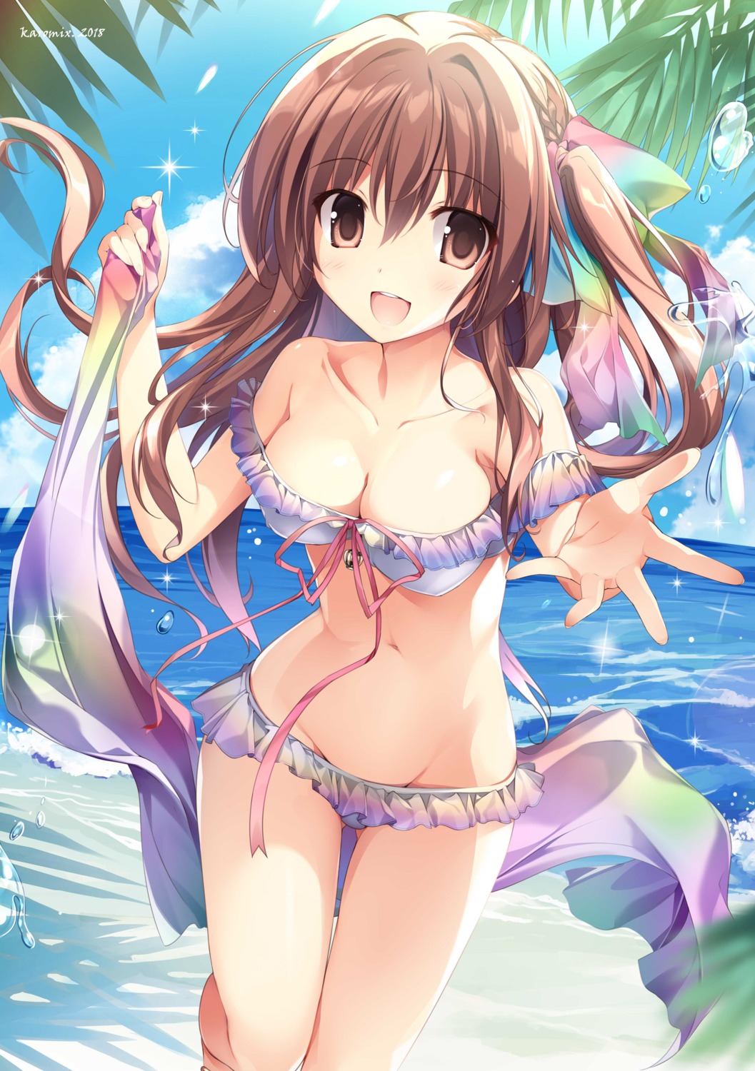 aomi_maika bikini cleavage karory panty_pull swimsuits