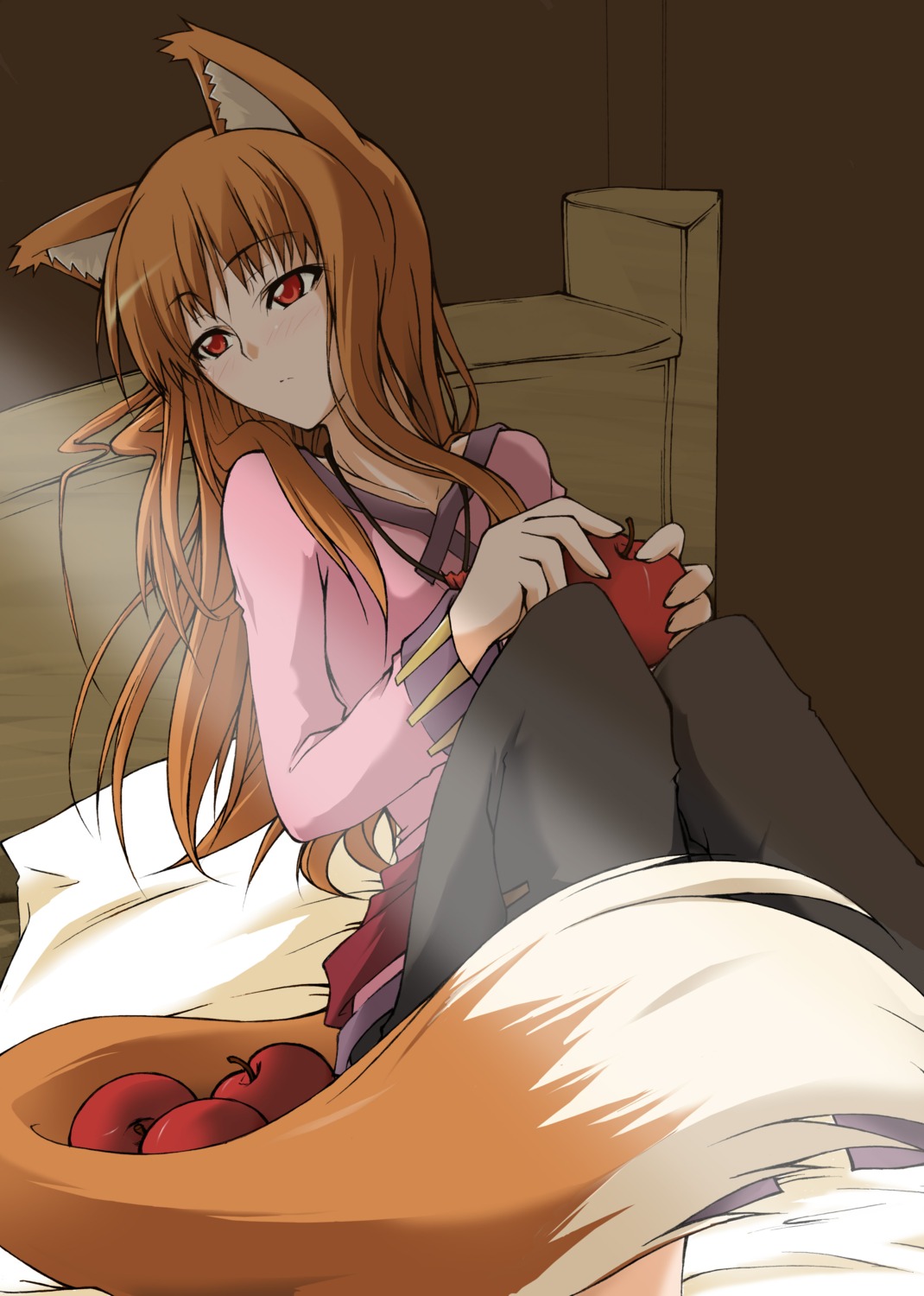 animal_ears hazuki_haru holo spice_and_wolf tail