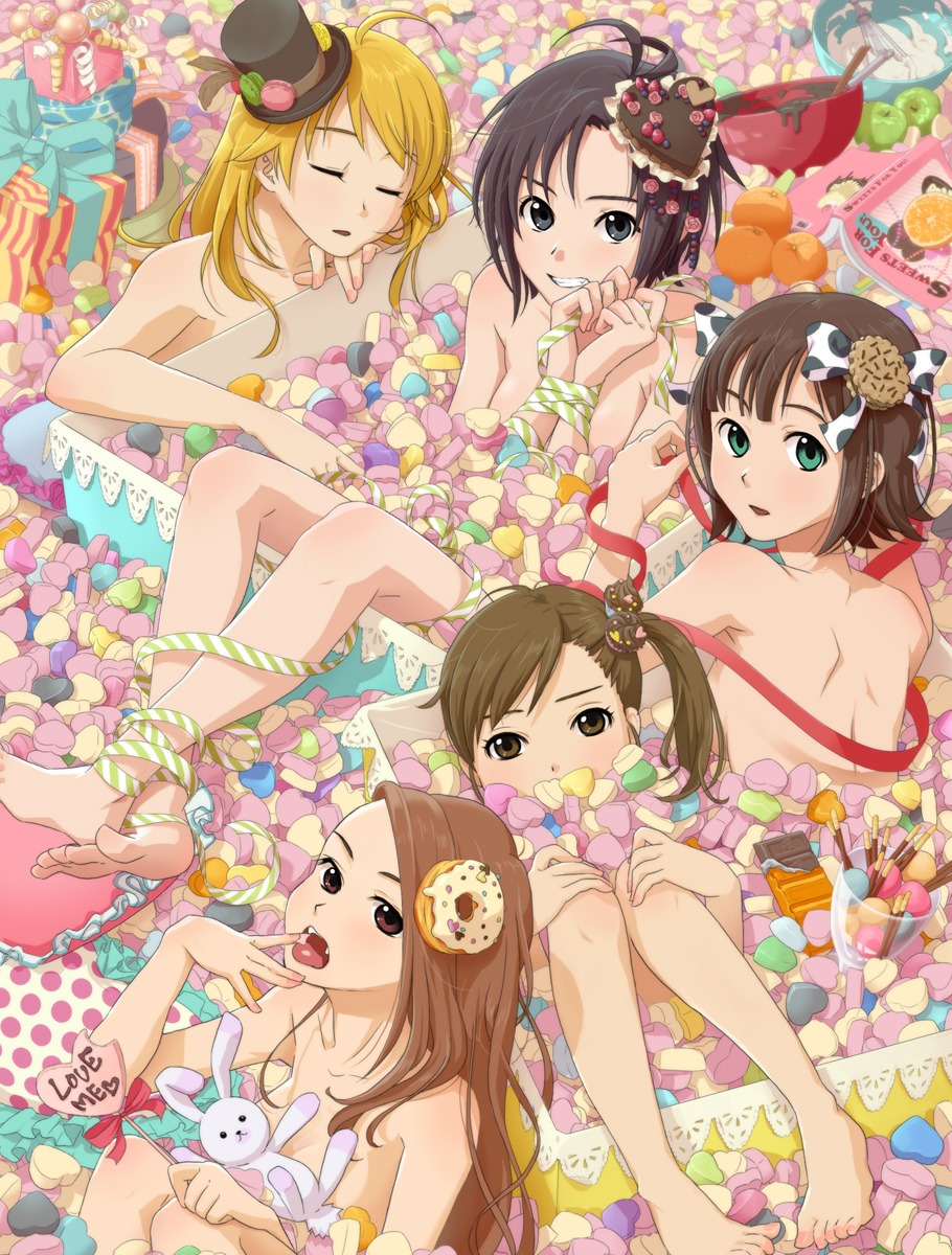 amami_haruka futami_mami hoshii_miki kikuchi_makoto minase_iori naked the_idolm@ster yachiwo