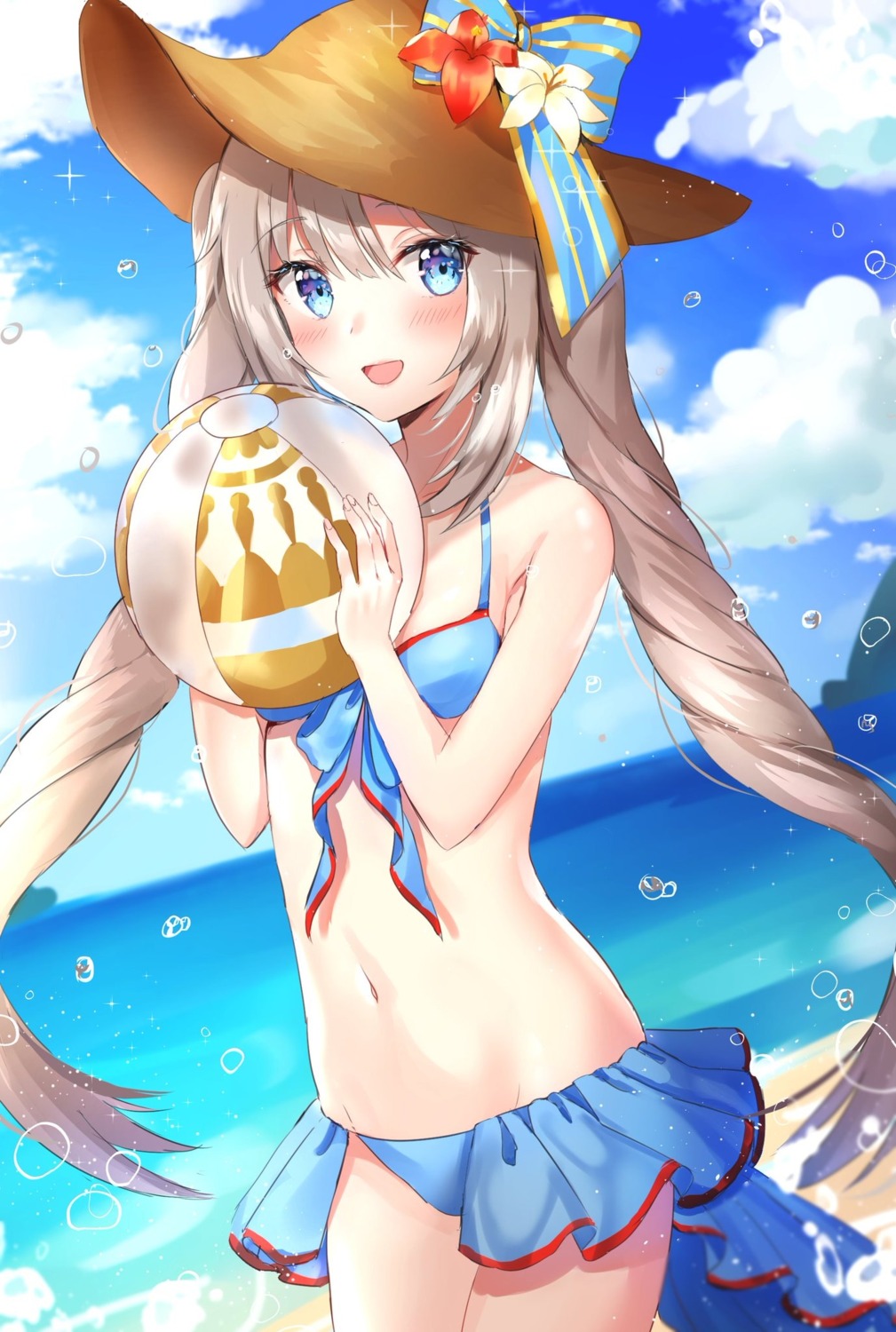 bikini fate/grand_order kubong marie_antoinette_(fate/grand_order) swimsuits