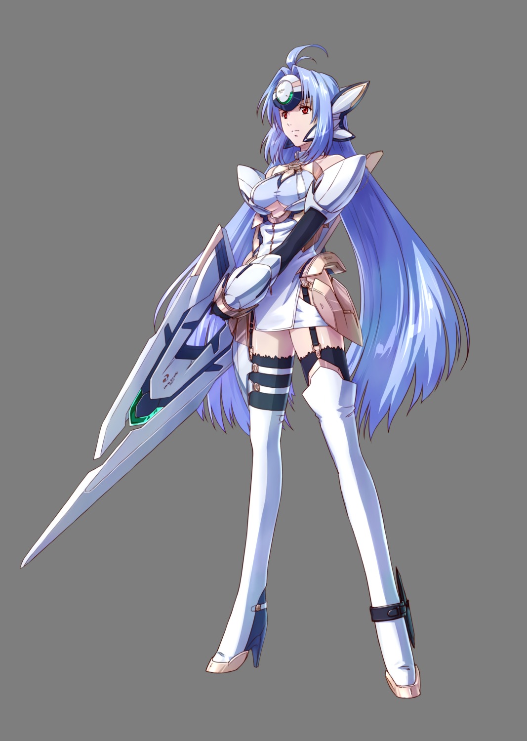 bodysuit kos-mos stockings super_robot_wars super_robot_wars_og super_robot_wars_og_saga_:_mugen_no_frontier thighhighs transparent_png xenosaga