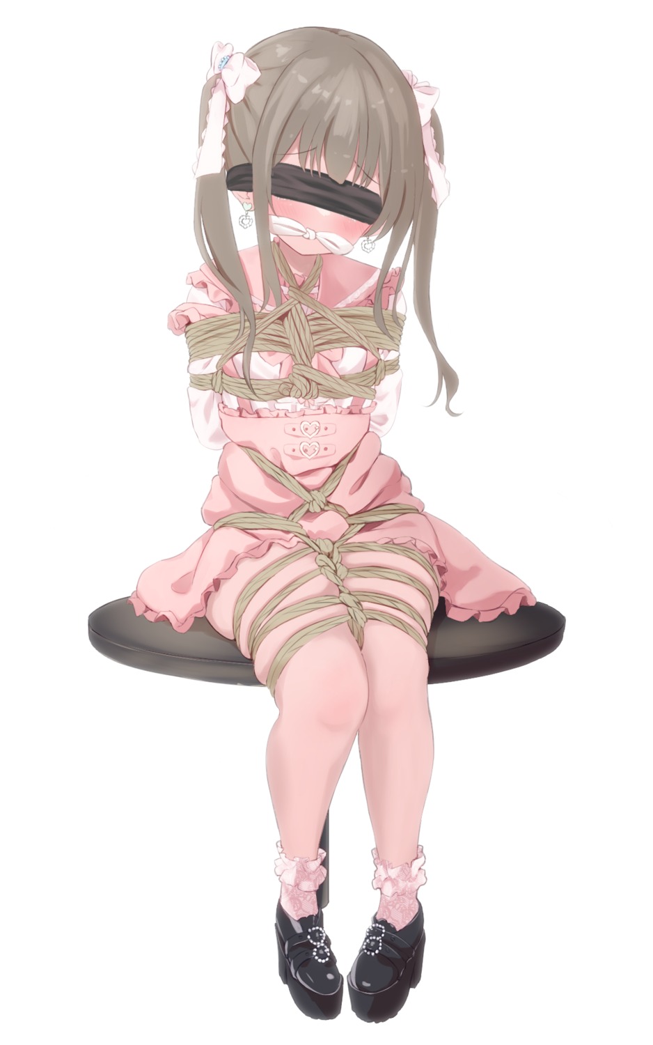 bondage dress hamuta_(machosbrown) heels lolita_fashion