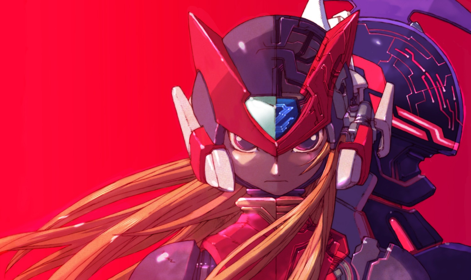 capcom male rockman rockman_zero tetsuno_kyojin zero_(rockman)