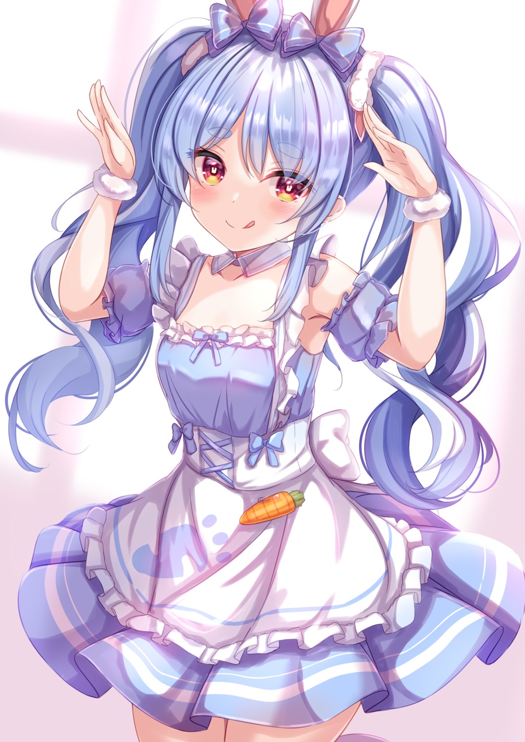 animal_ears bunny_ears dress hololive usada_pekora yuano